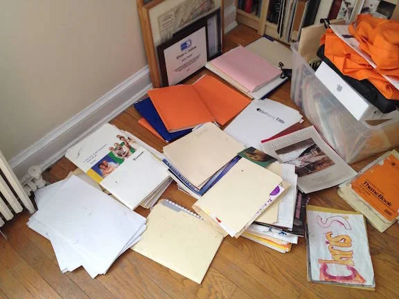 ...even the humblest of objects -- a folder, a pencil, some rags -- have a story to tell if we choose to listen...   (#various; recycled mostly)