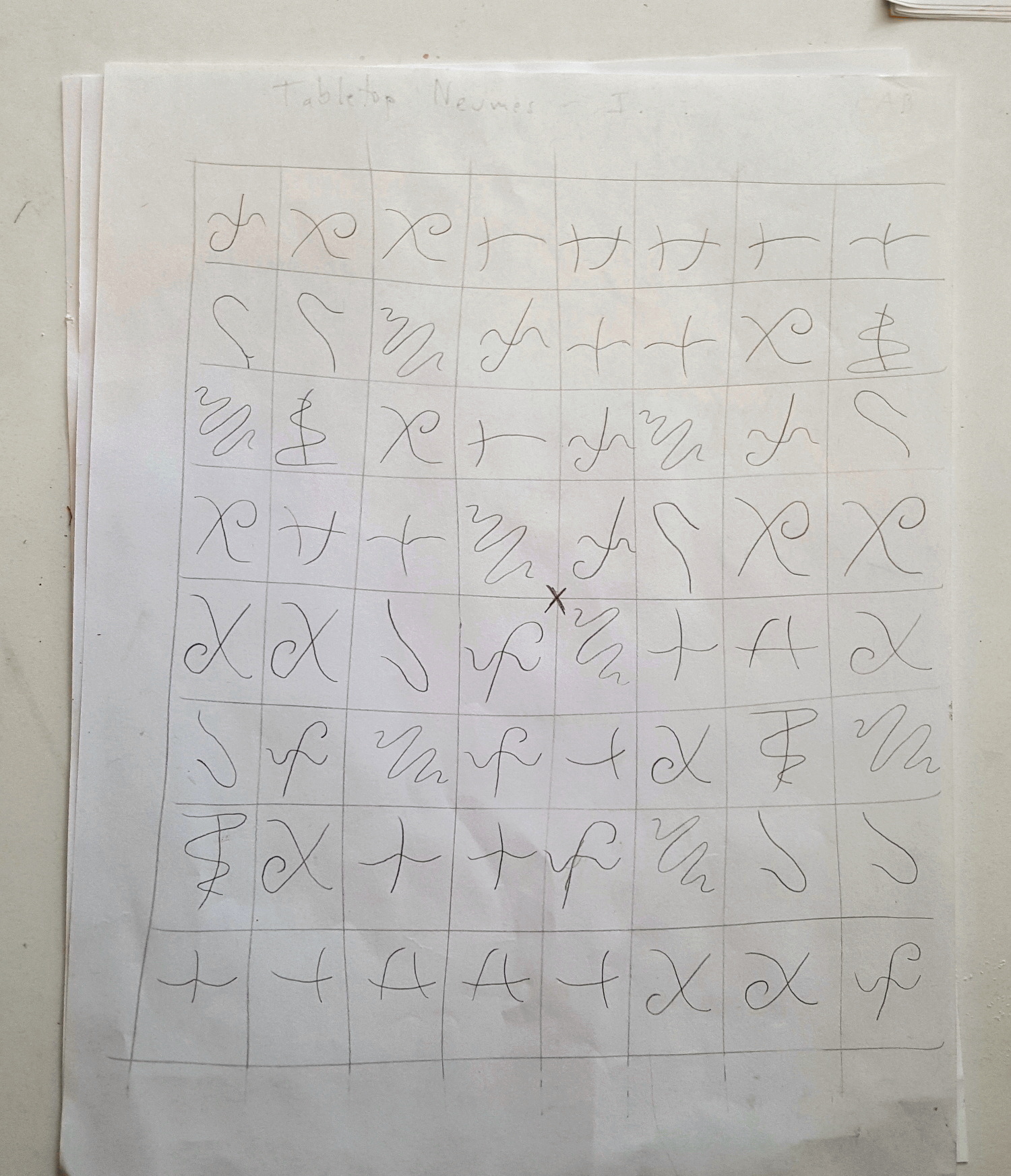 Tabletop Neumes