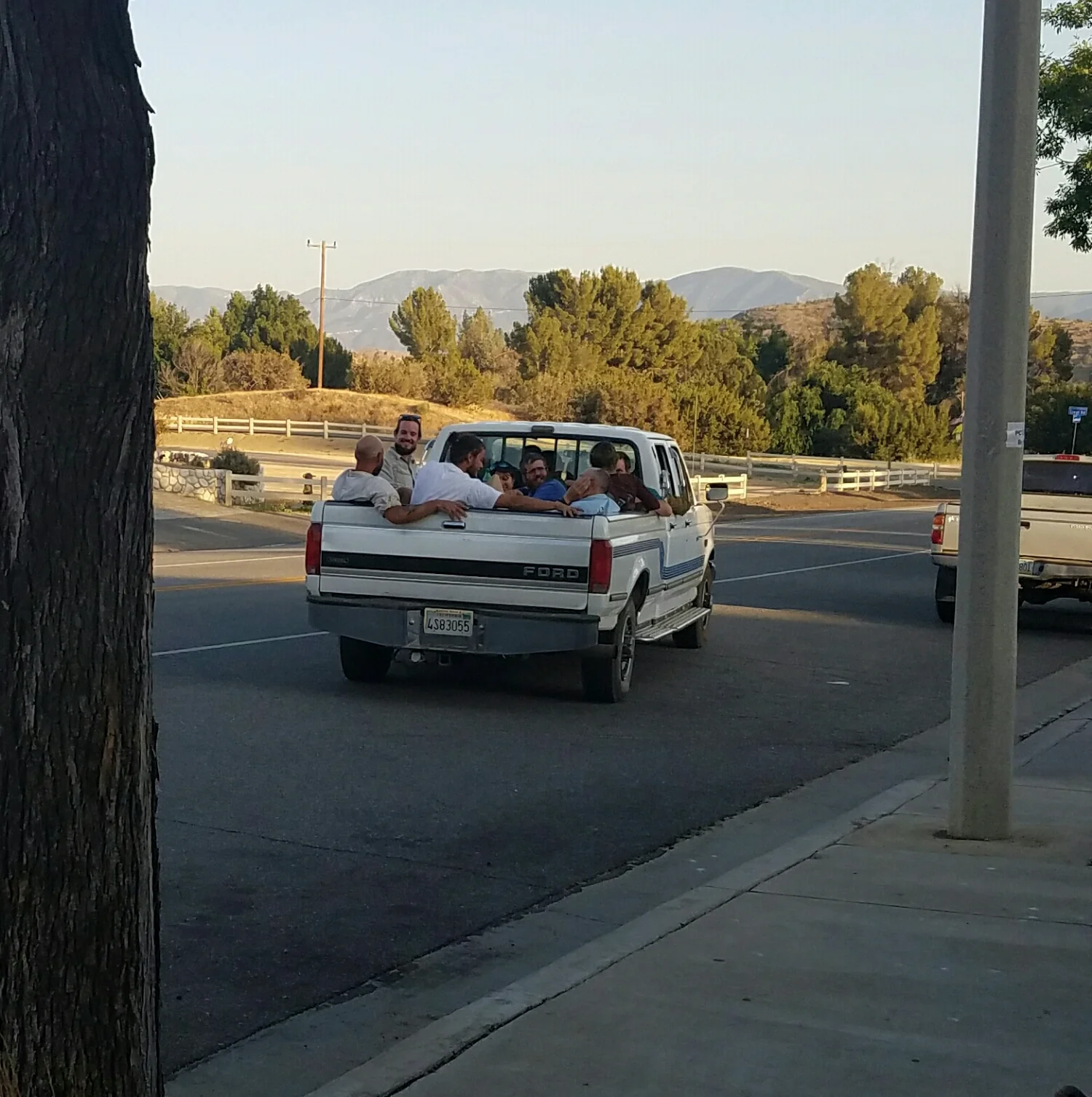 how hikers get to town!