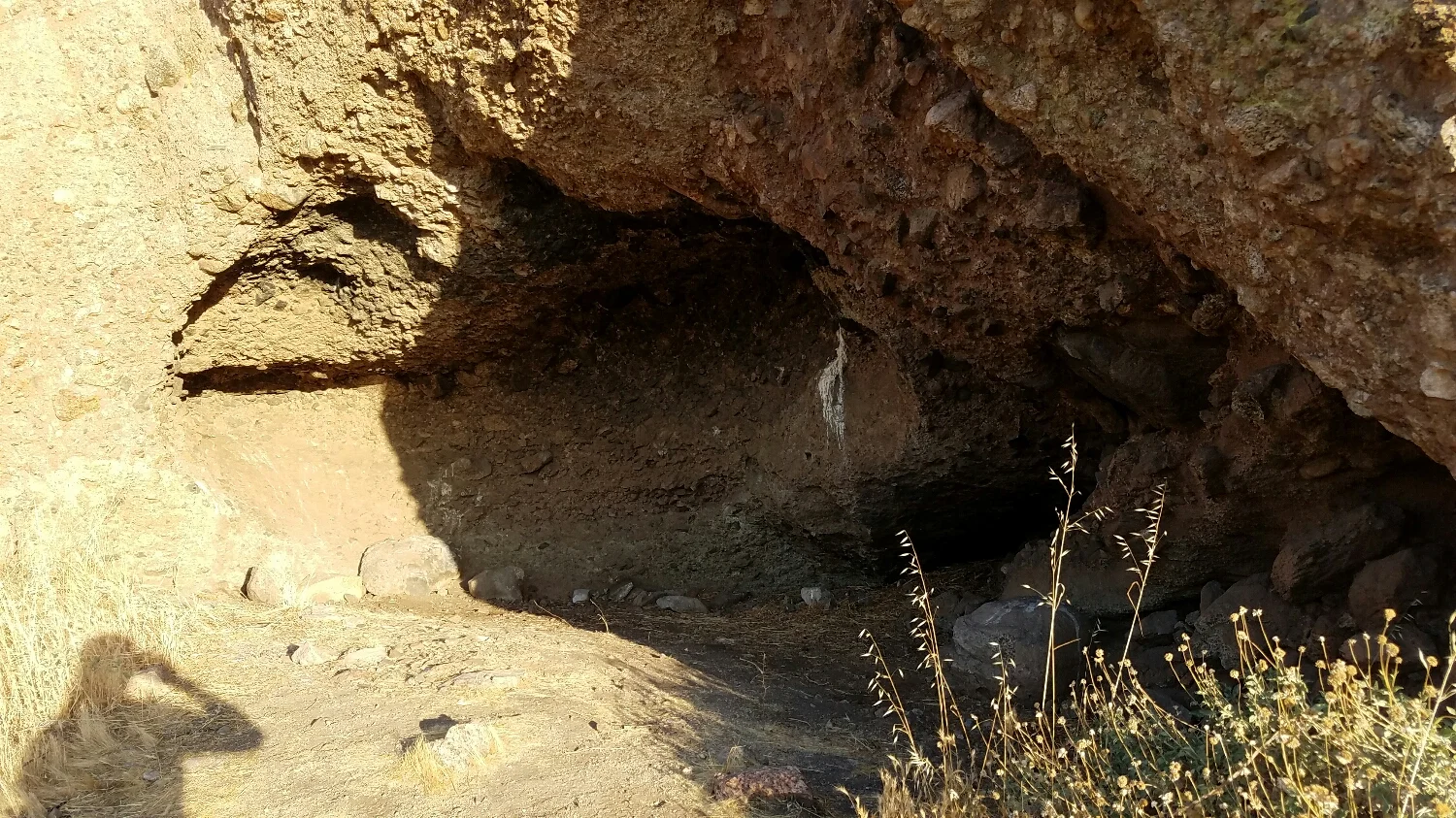 a little cave along the way