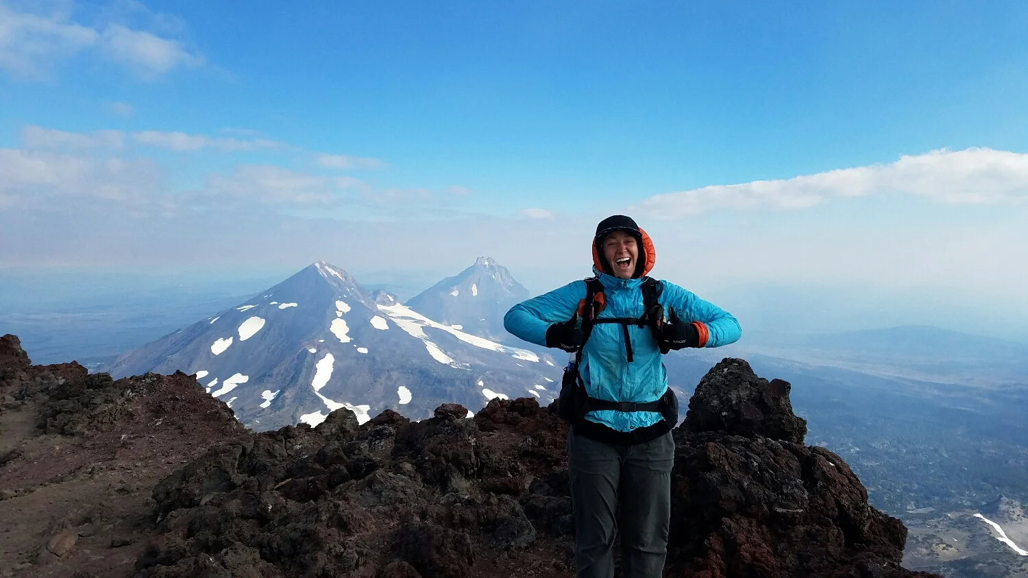 middle and North sister in the background
