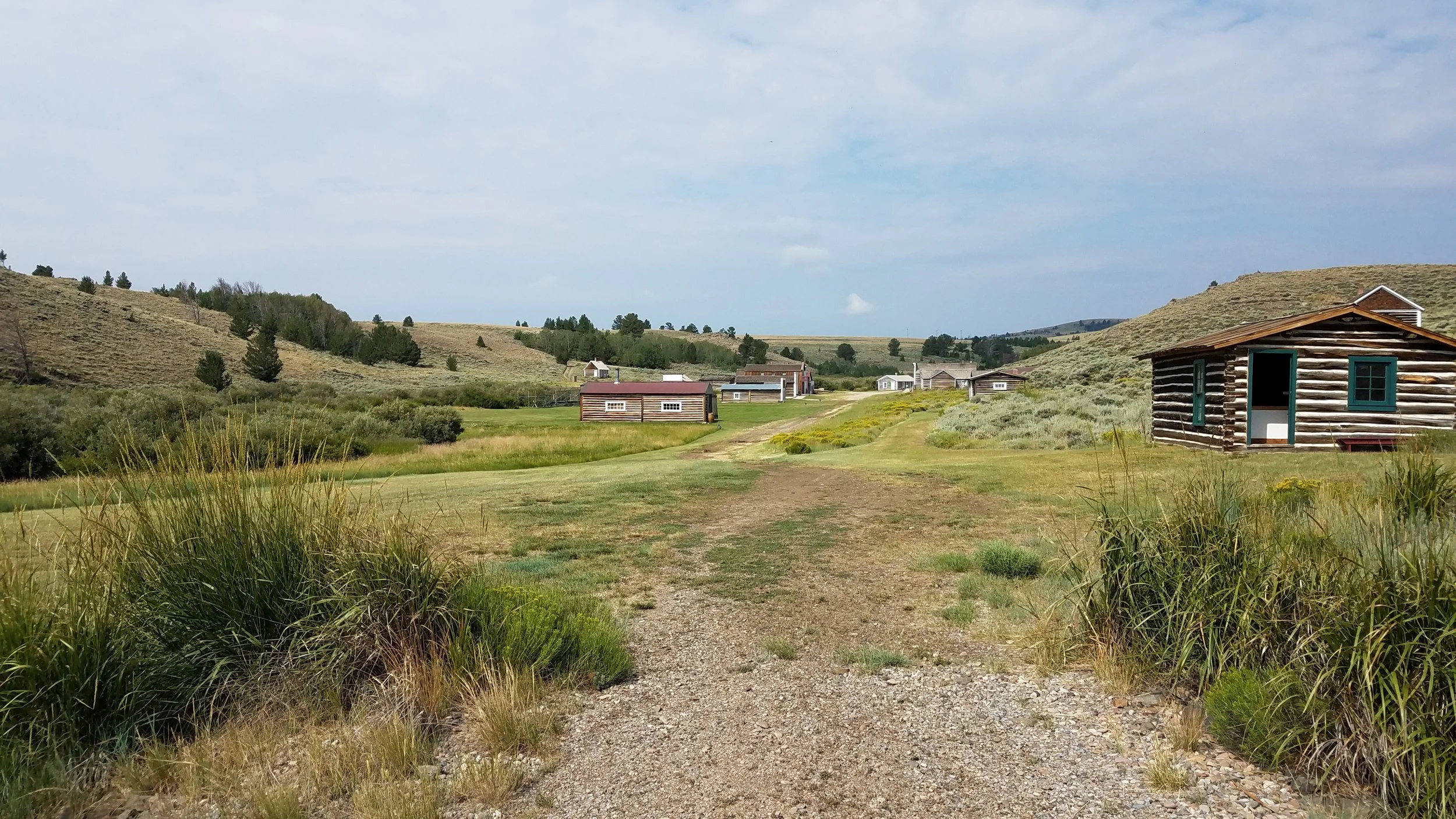 My last view back at South Pass City. It was my quickest resupply turnaround probably be used there was simply nothing there. Mainly a museum historic town, I picked up my package and was on my way with not even a restaurant to pillage.