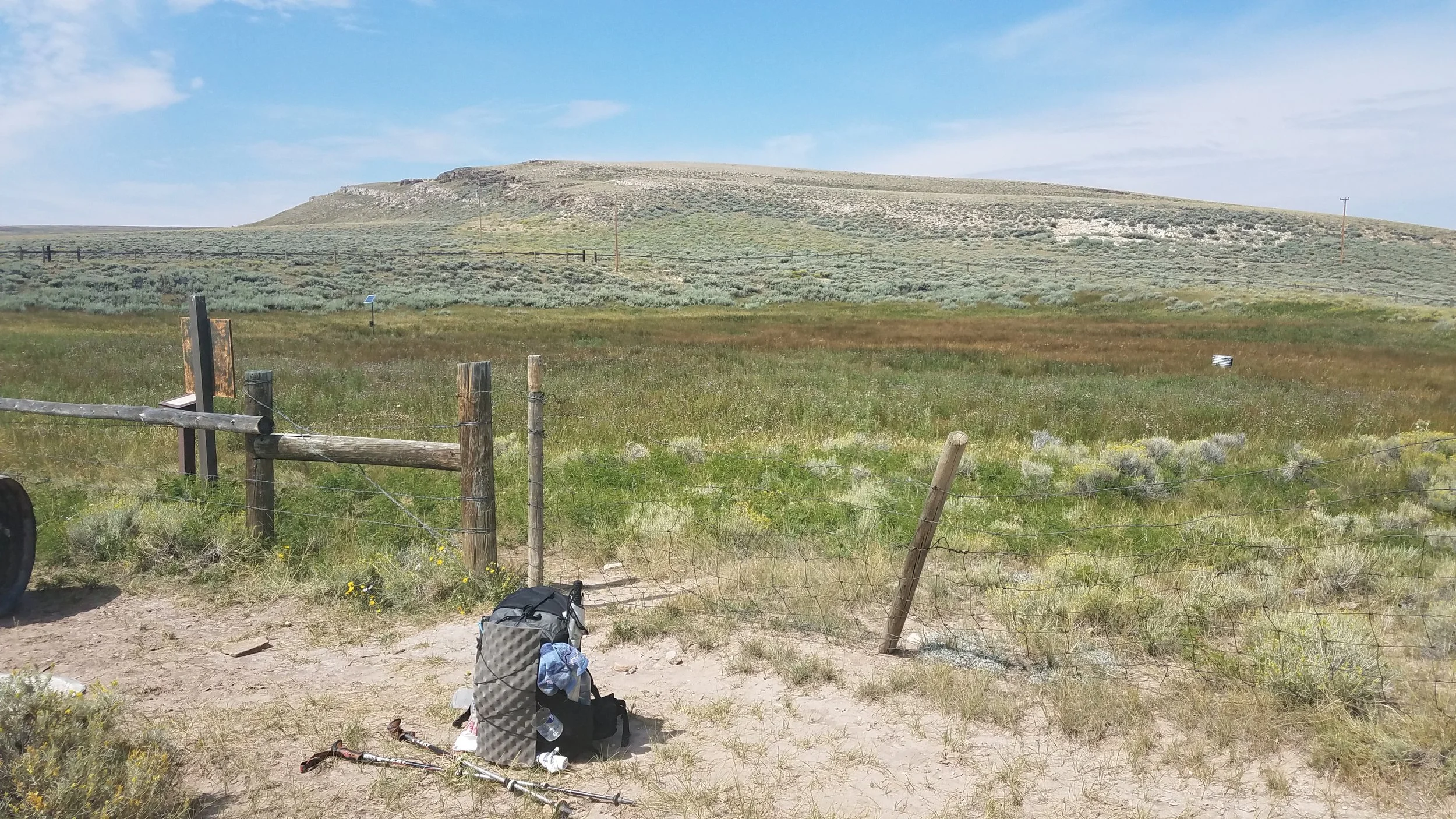 The best water sources out there were natural springs that had been fenced off so pack animals didn't have access at the source. The worst water sources...well when you're thirsty enough water is water.