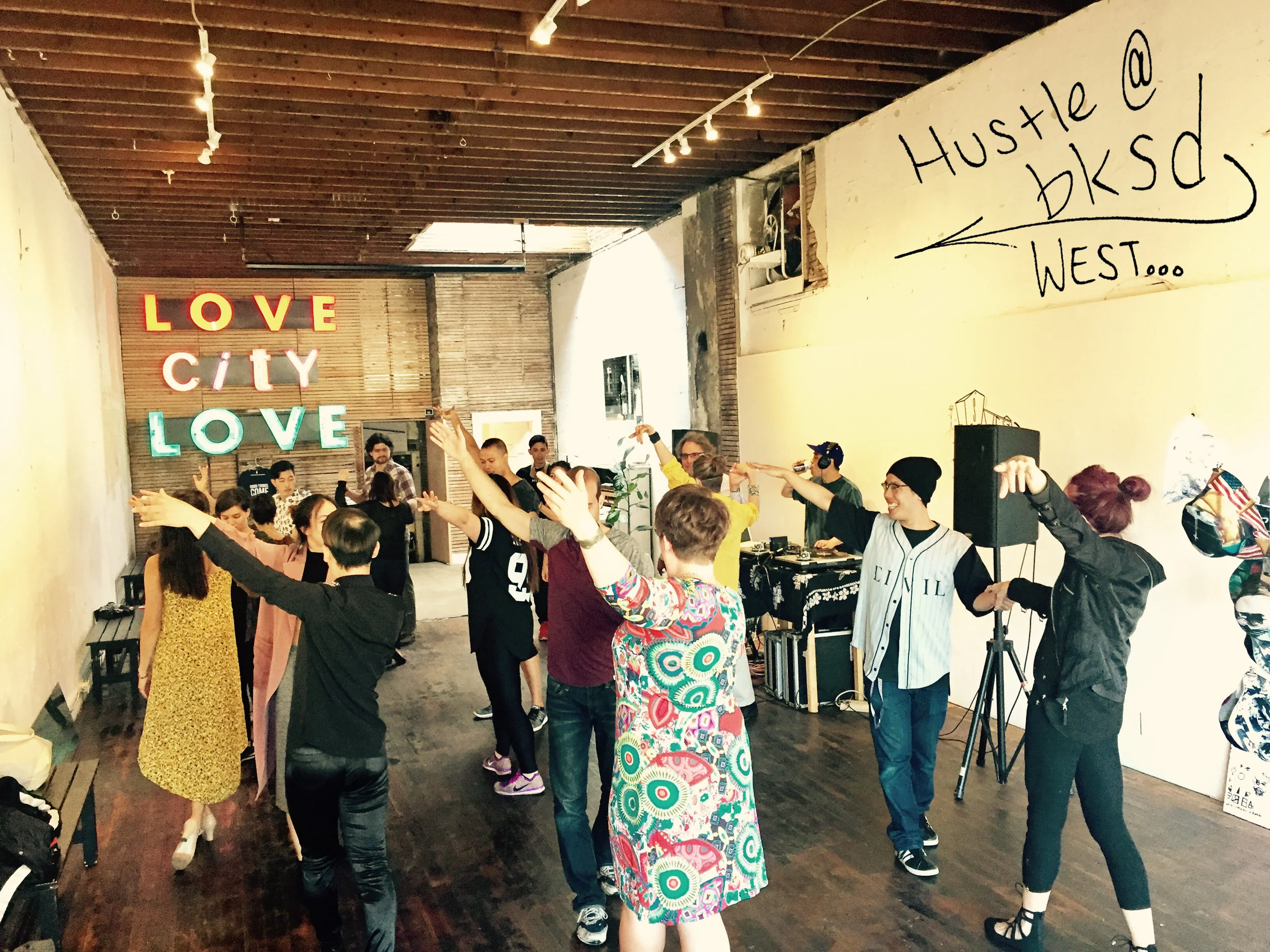 HUSTLE SOCIAL Pop Up at LoveCityLove, Seattle, WA.