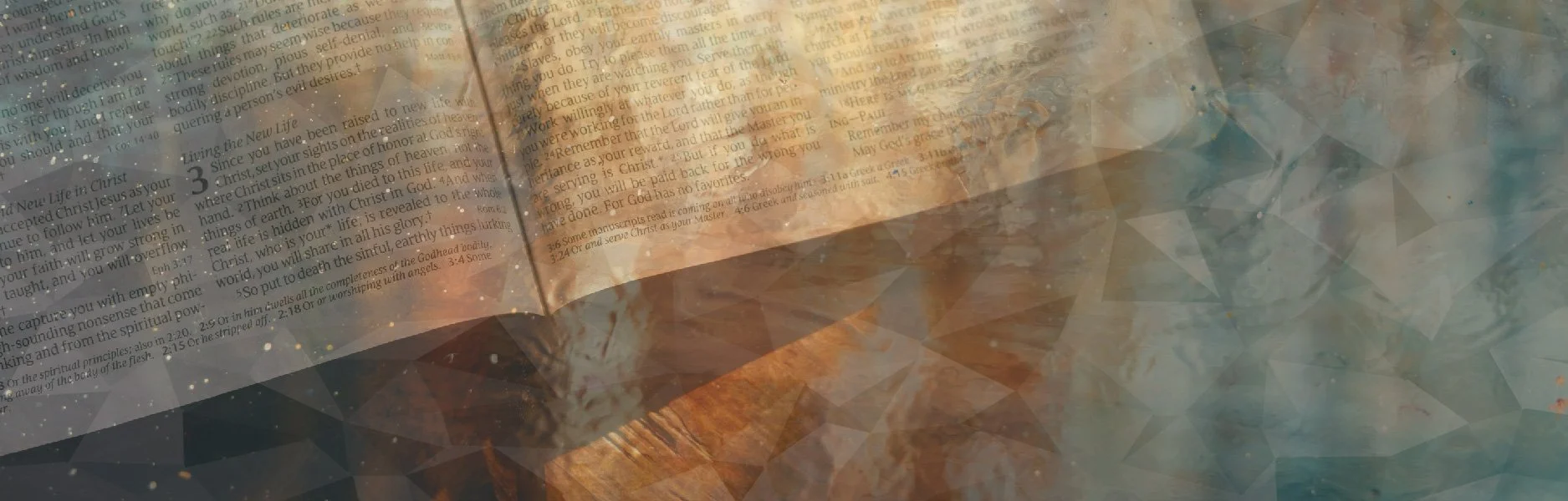 Close-up of a bible.