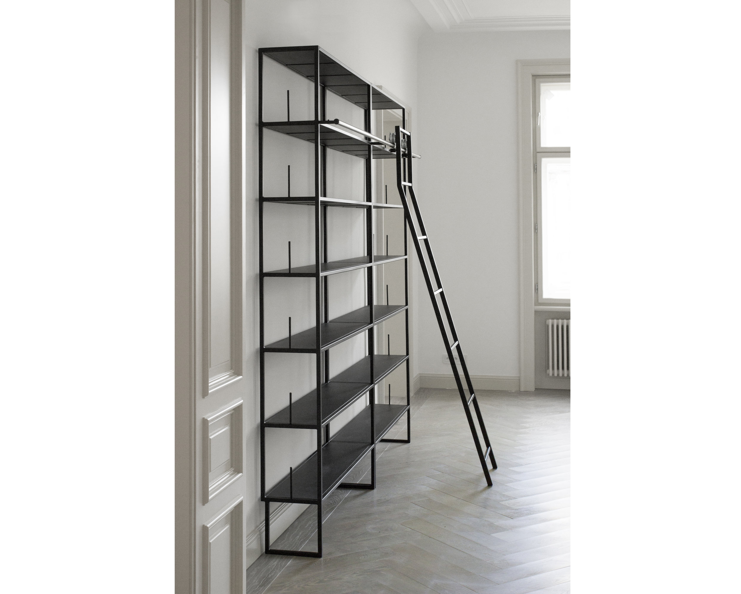 bookcase with ladder JanGarncarekDesign No1.jpg