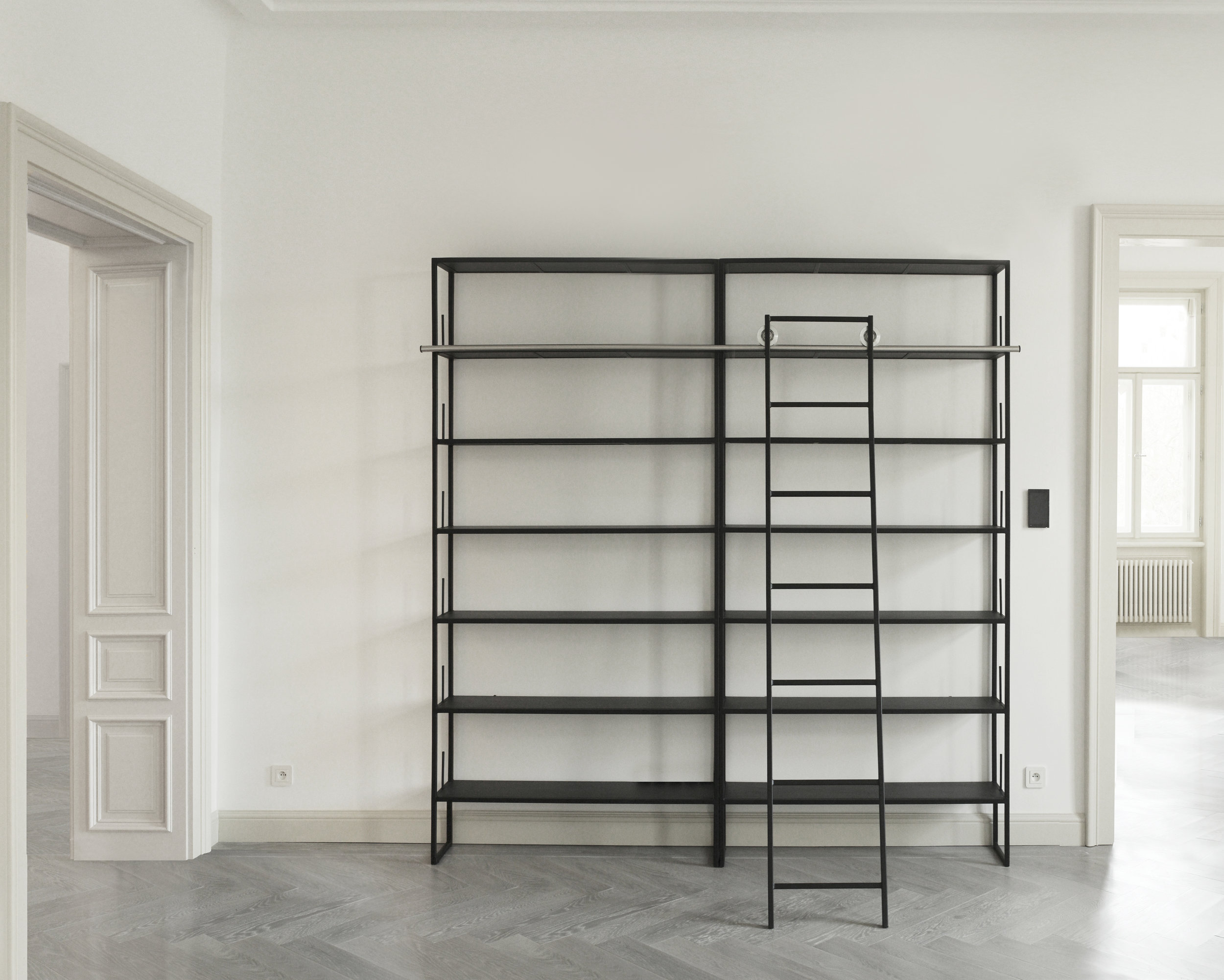 bookcase with ladder JanGarncarekDesign No2.jpg