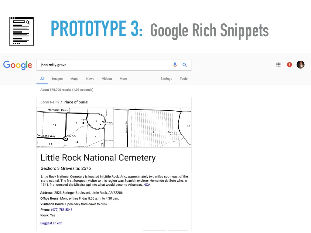 Prototype 3: making data more accessible, to enable third party sites to offer accurate, up-to-date information