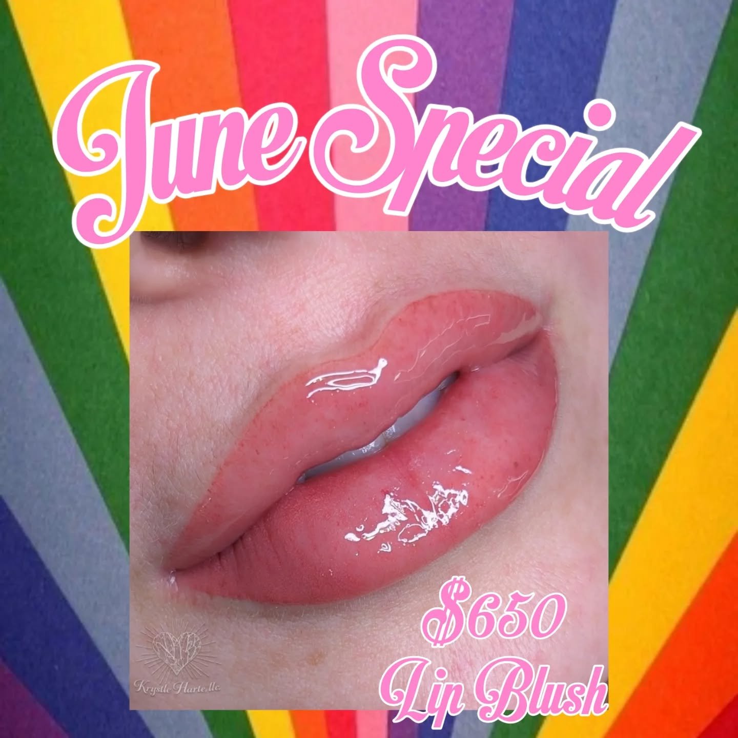 From now til the end of the month of June 2025 Lip Blush is on special!! Only $650 for new blush clients, when it's regularly $750 💋 $100 OFF!! 😁 Book online at www.krystlehartellc.com/booking

💋💄💋💄

Contact me with any questions or to book! 
#