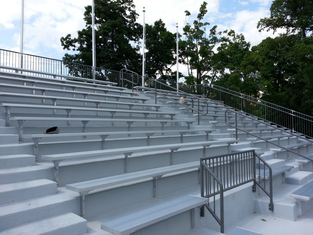 Proposed bench style seating, estimated cost of new seating is $50,000