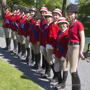 Bella standing on the right! 