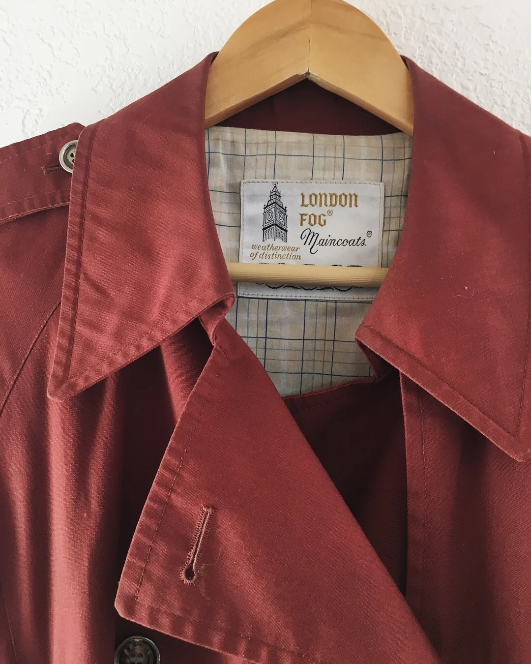 vintage london fog trench coat mens