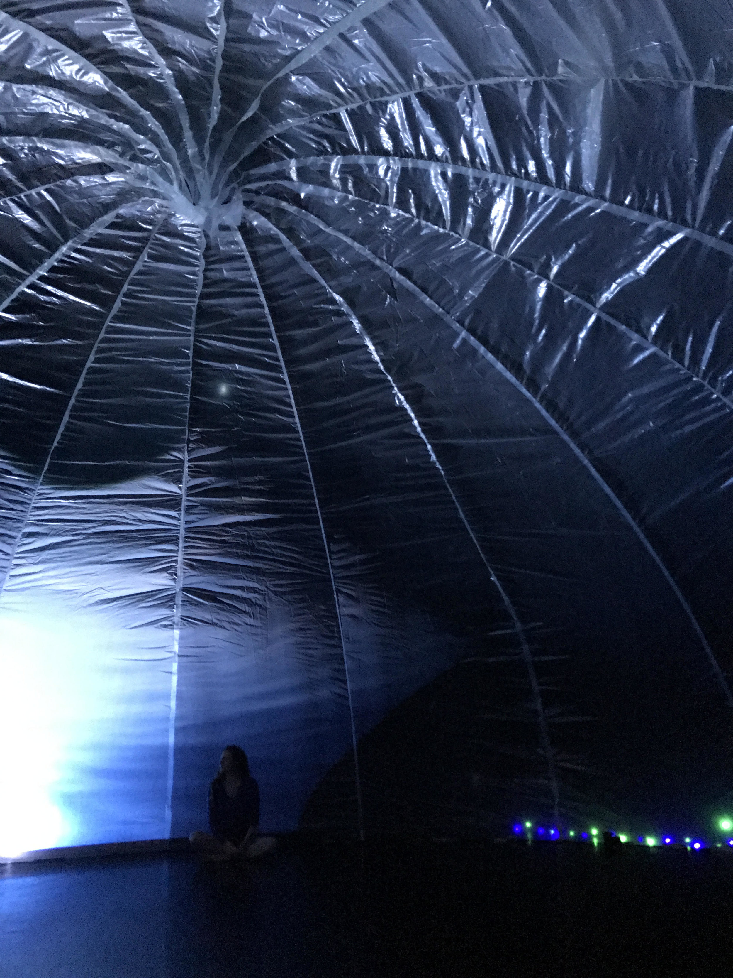 Full scale inflatable prototype, launched during summer 2017 residency at Endicott College.