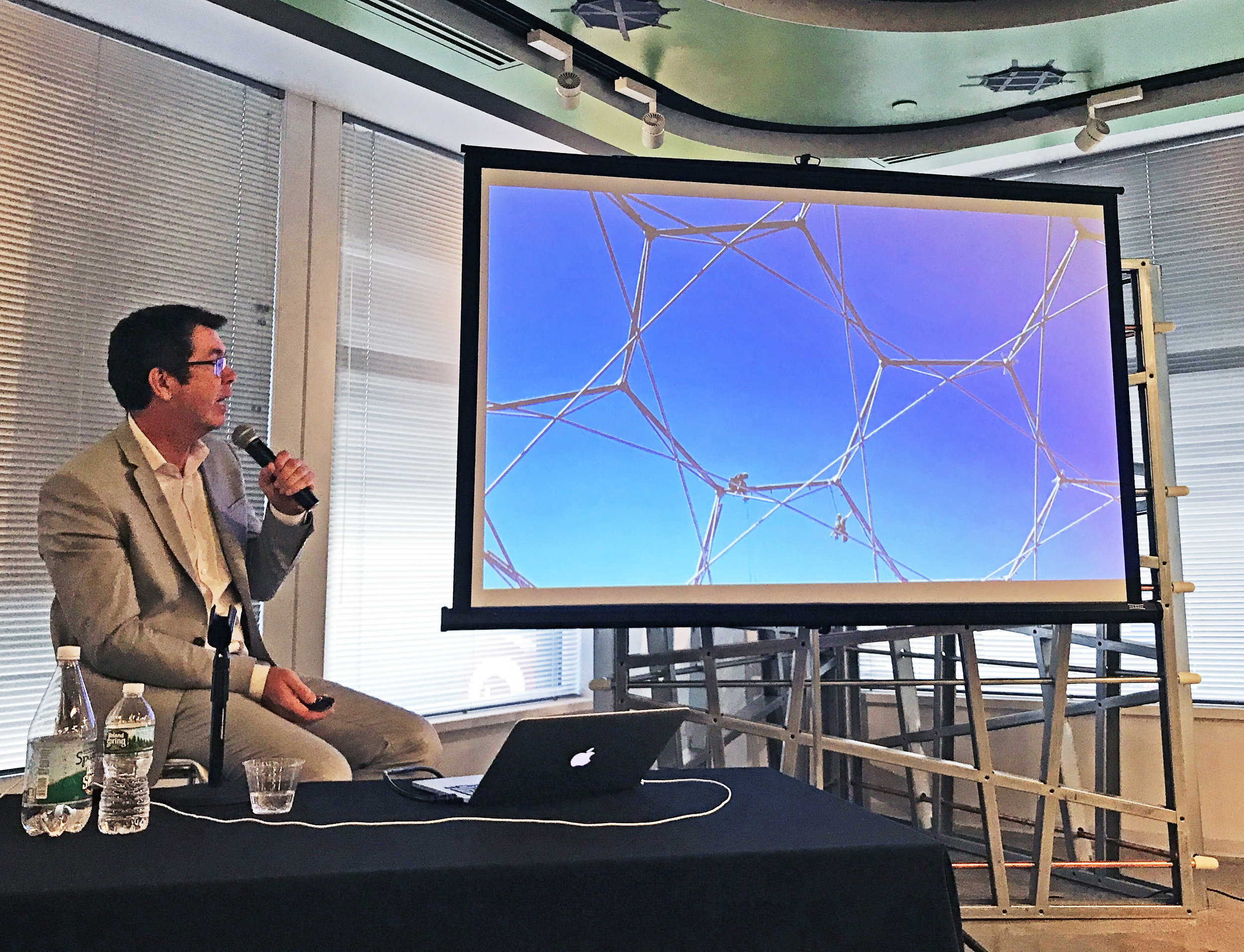 Gallery talk by Bill Horgan, RIBA, Principal at Grimshaw Partners and project architect of The Eden Project .