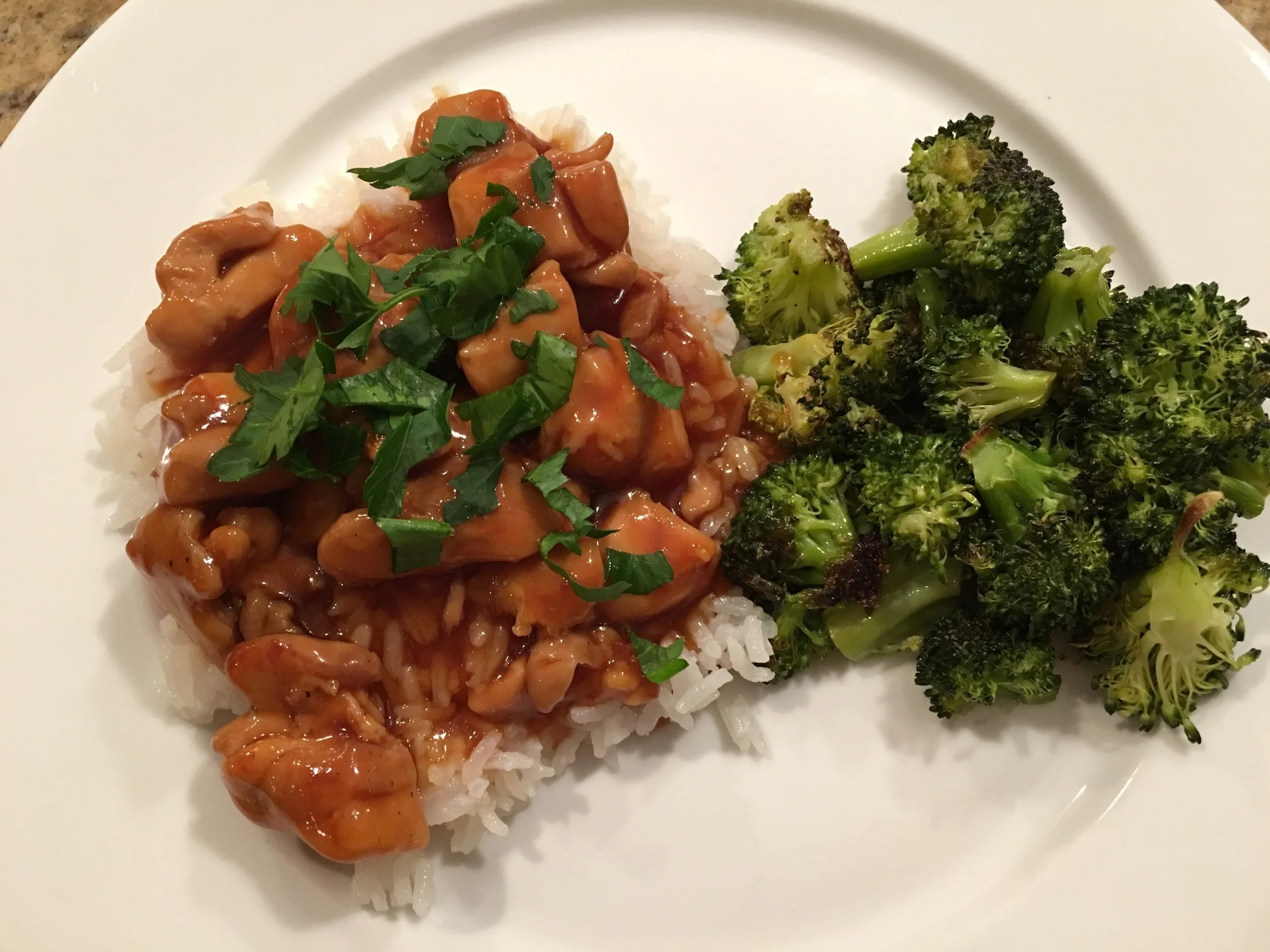 Bourbon chicken