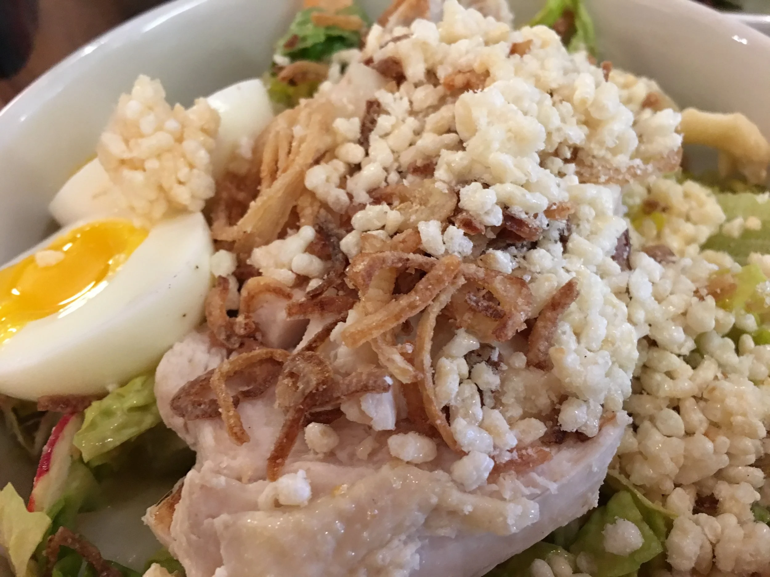 Trying to be healthy: Chicken salad