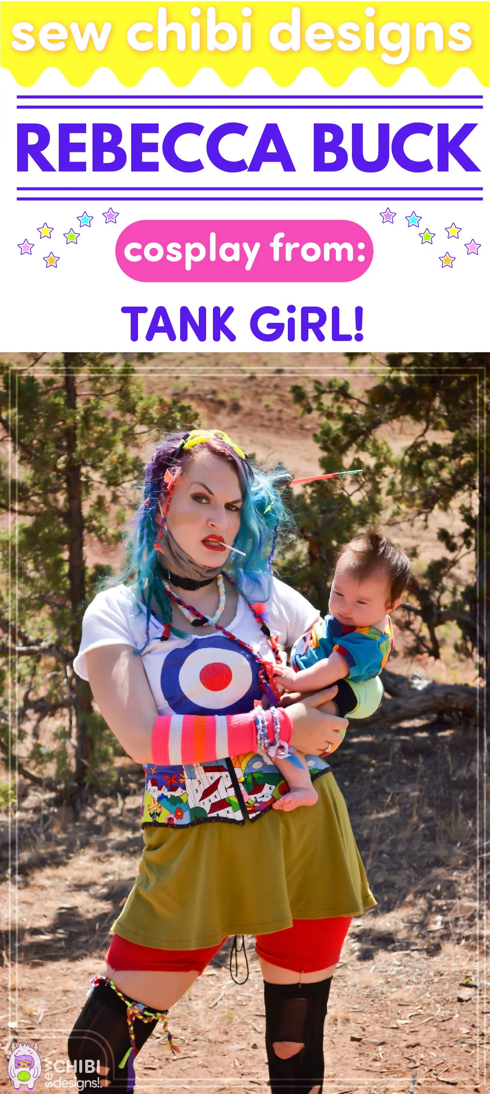 Sew Geeky Tank Girl She S Just The Girl You Want Sew Chibi