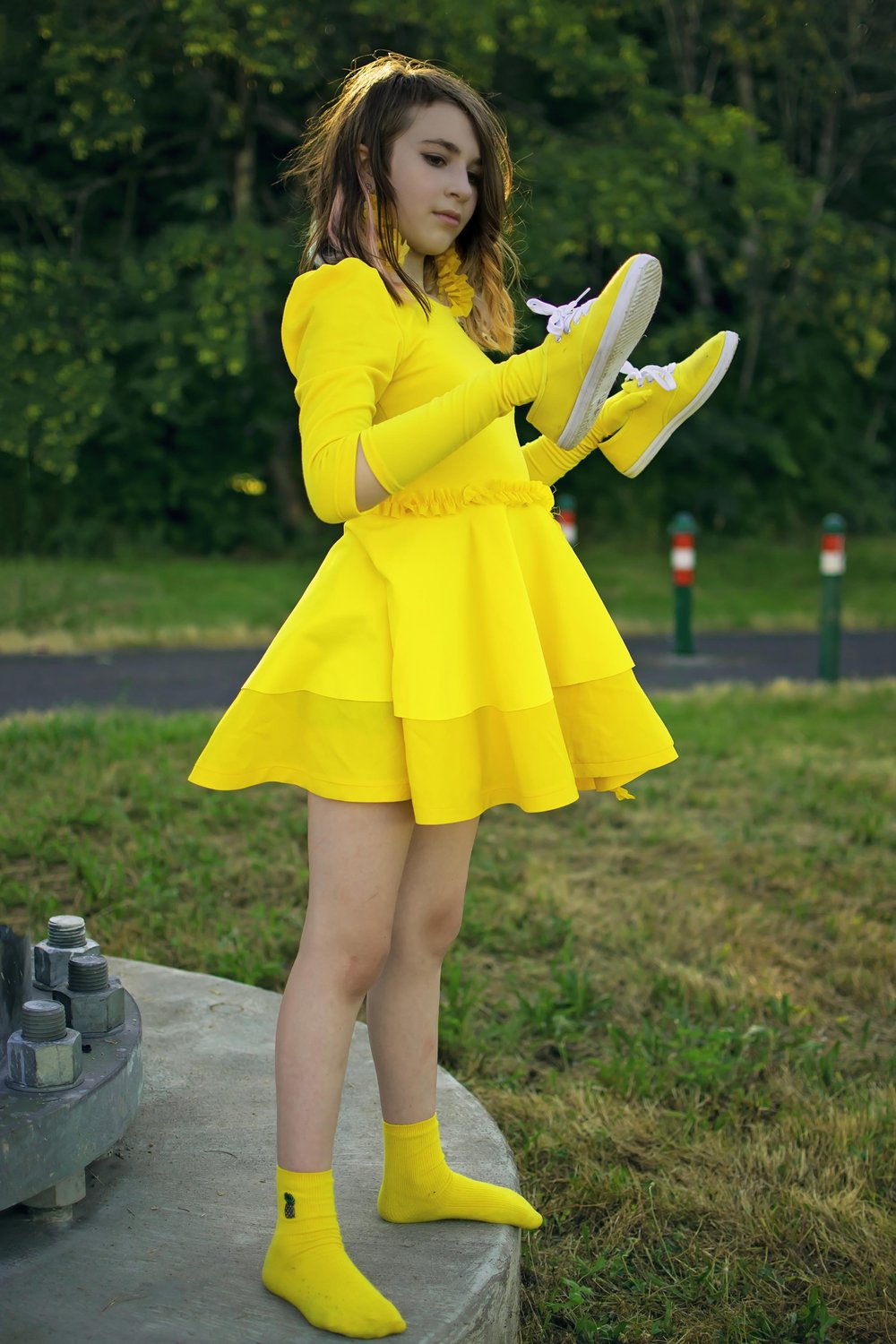 Sew Chibi Designs DICE LEMON GIRL chibi cosplay #Onew #SHINee #온유 #샤이니