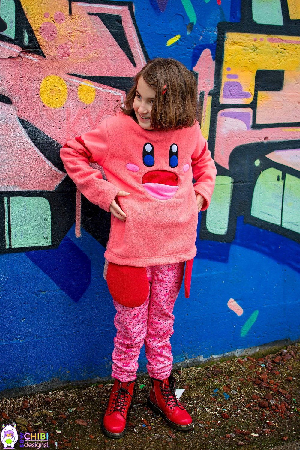 Sew Chibi Designs Kirby inspired birthday outfit #cosplay for kids!