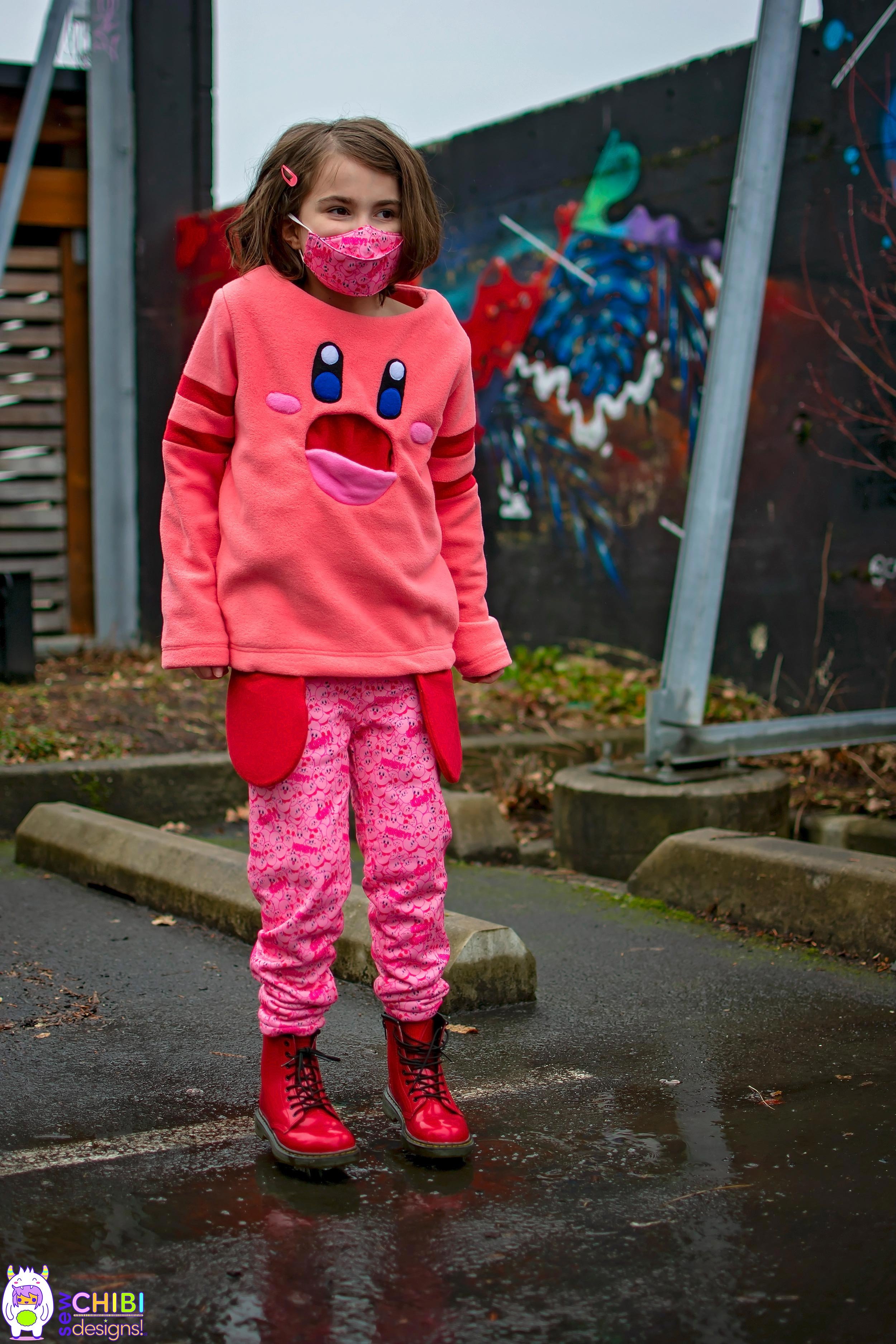 Sew Chibi Designs Kirby inspired birthday outfit #cosplay for kids!