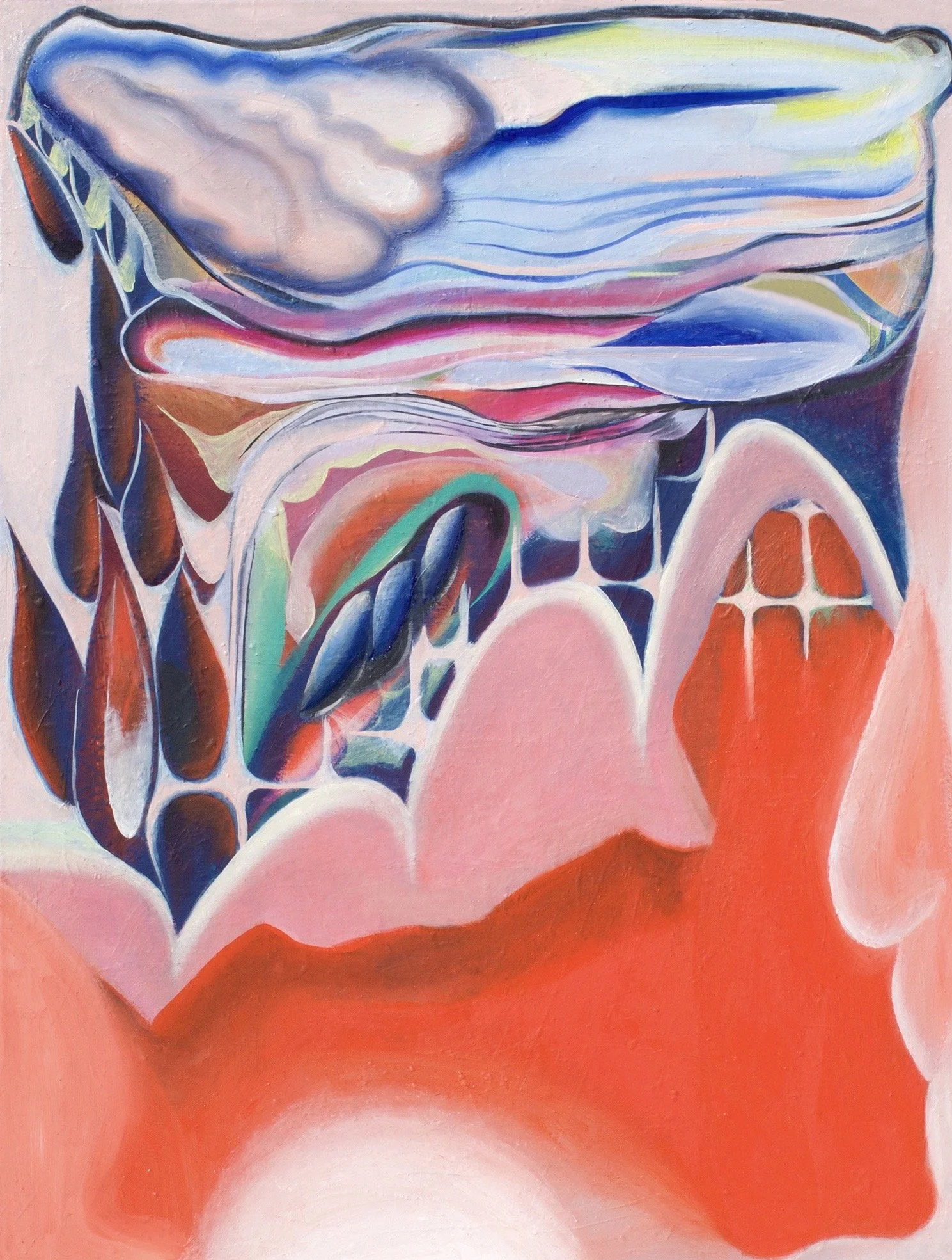  You Only Live Twice, 2019, oil on canvas, 40 x 30 inches 