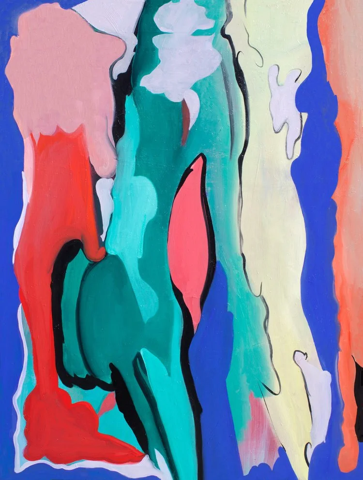  The Fez, 2018, oil on canvas, 48 x 36 inches 