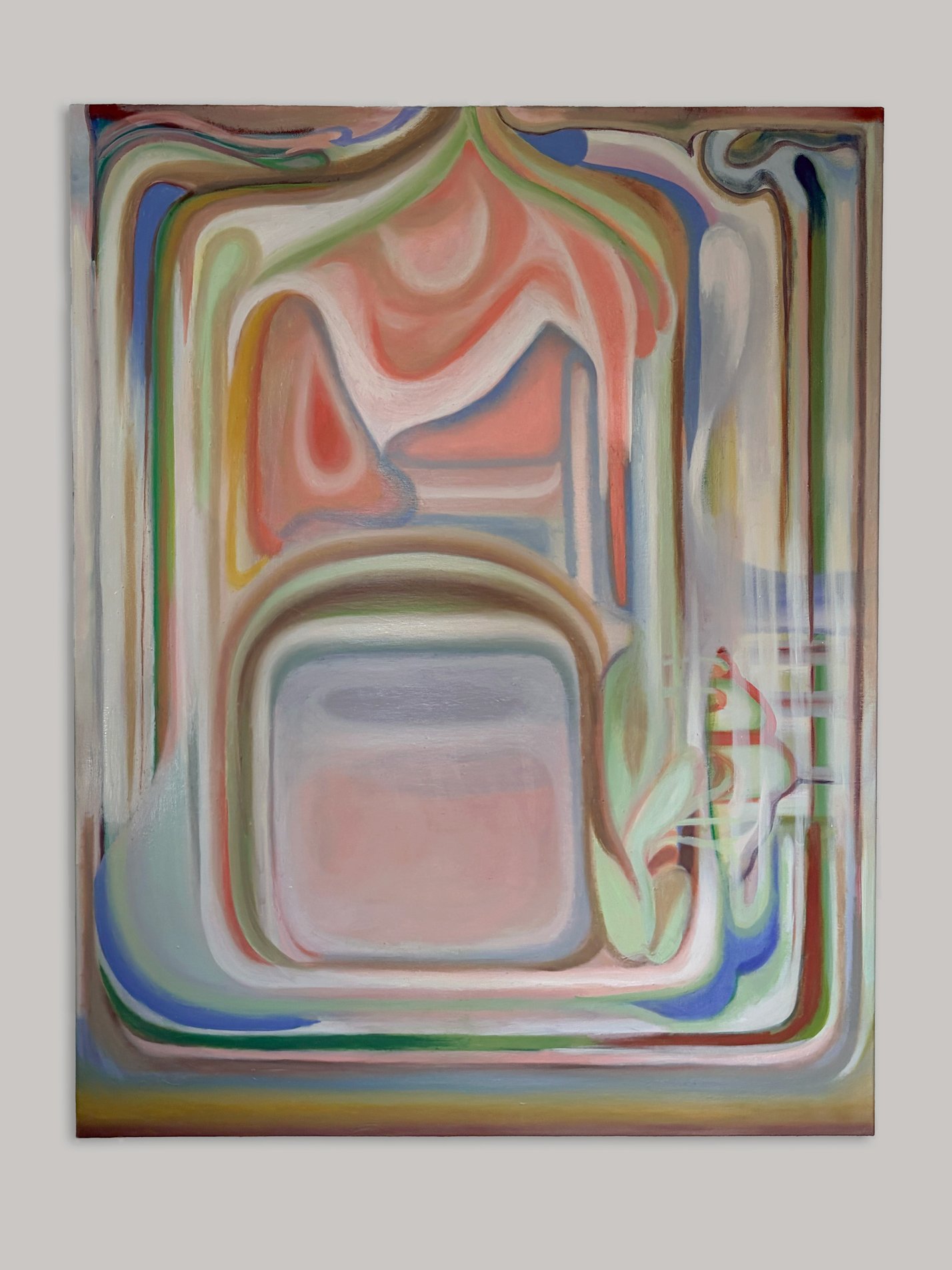  One of None, 2026, oil on canvas, 62 × 48 inches 