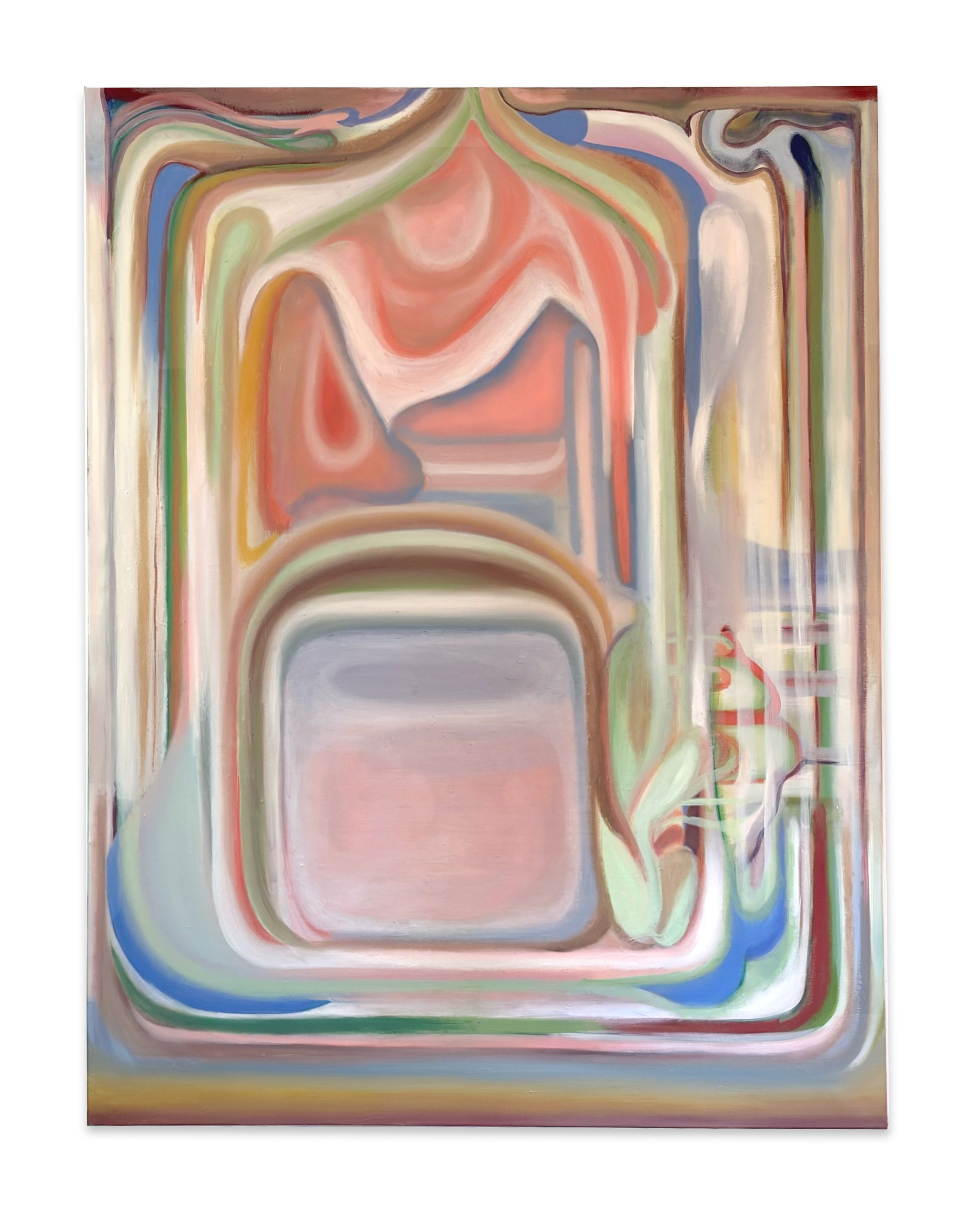  One of None, 2026, oil on canvas, 62 × 48 inches 