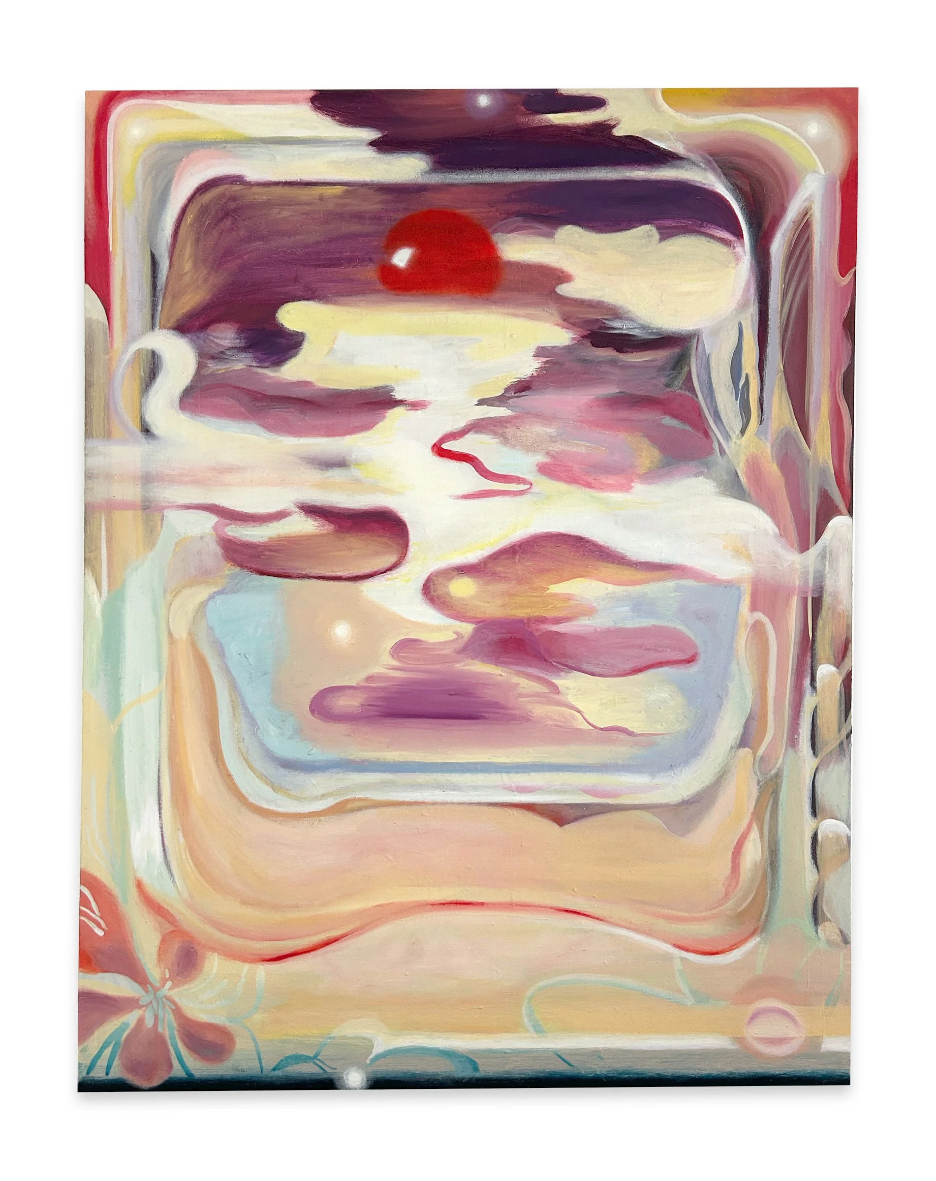  You Can’t Put a Box on a Freak, 2022, oil on canvas, 62 x 48 inches 