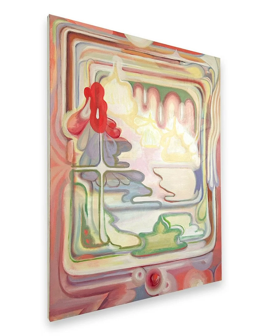  The Discovery of Fire, 2025, oil on canvas, 60 x 48 inches 