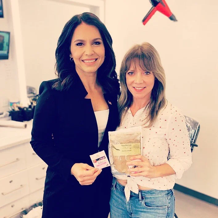 some of the best memories of being staff at Fox during those years.. 

This is the day Tulsi Gabbard made my day at FOX news 🤍

She was into the same medicinal herbs as me and my favorite tea was actually named after her.. I would kind of get star s