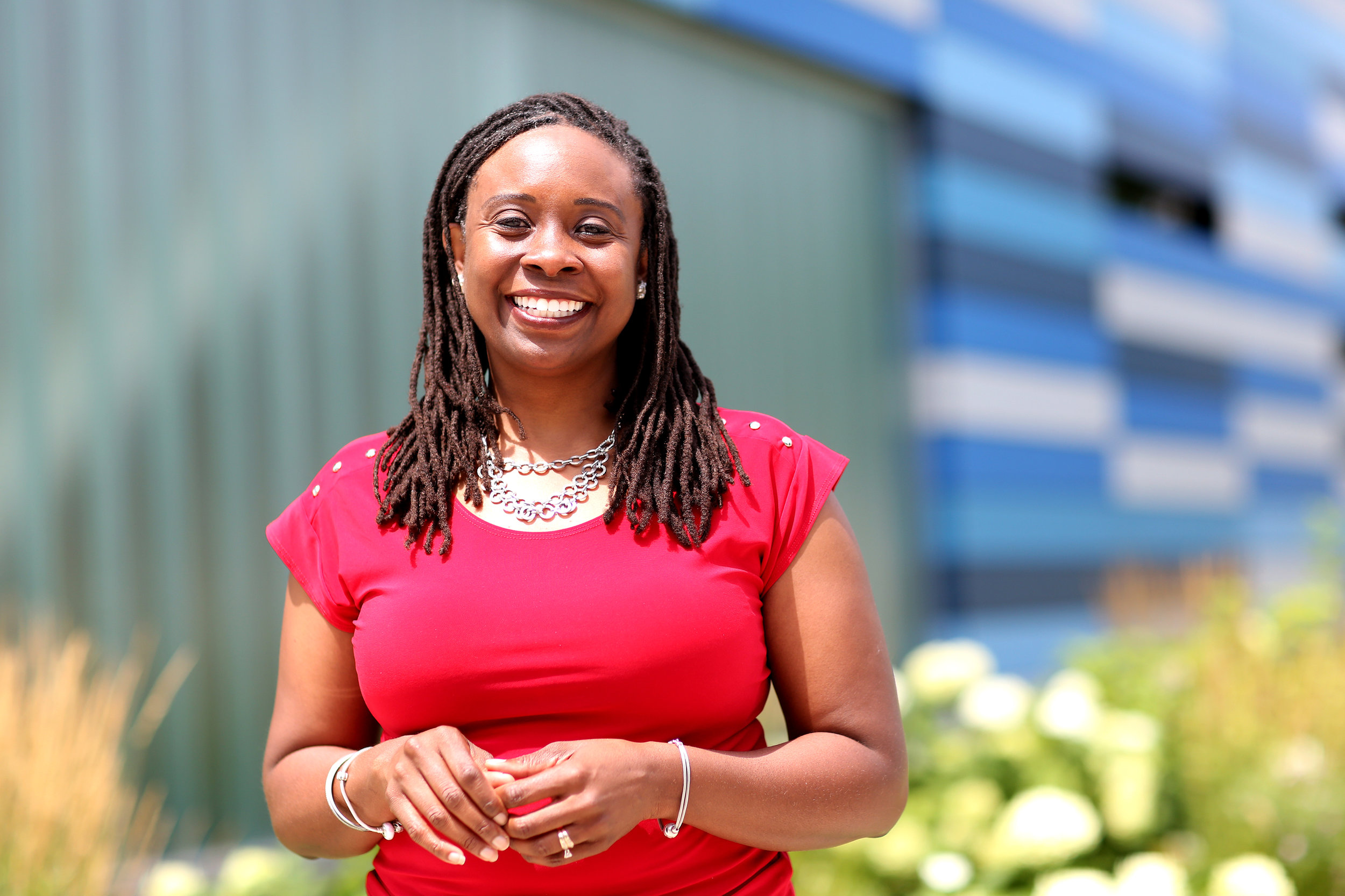 Ayoka Mota Samuels Director, Gary Comer Youth Center “We are the largest building in Greater Grand Crossing, and we’re proud of helping make this place a destination. What many people don’t know is we are a community center for all youth, not just students at Gary Comer Prep. We have youth come in to participate from all over the city as long as they’re residents of Chicago…A lot of time people would drive through Grand Crossing to get from one place to the next, primarily driving through it to get to South Shore, Woodlawn. Up until recently, a lot of people didn’t know where Greater Grand Crossing was, but it’s hard to get through the South Side without going through it. It’s a great community because even though people didn’t know it by name there were all these points of interest. In this neighborhood, there are a lot of really good people and families. This really is a great community despite of all our challenges.” Photo by Jasmin Shah
