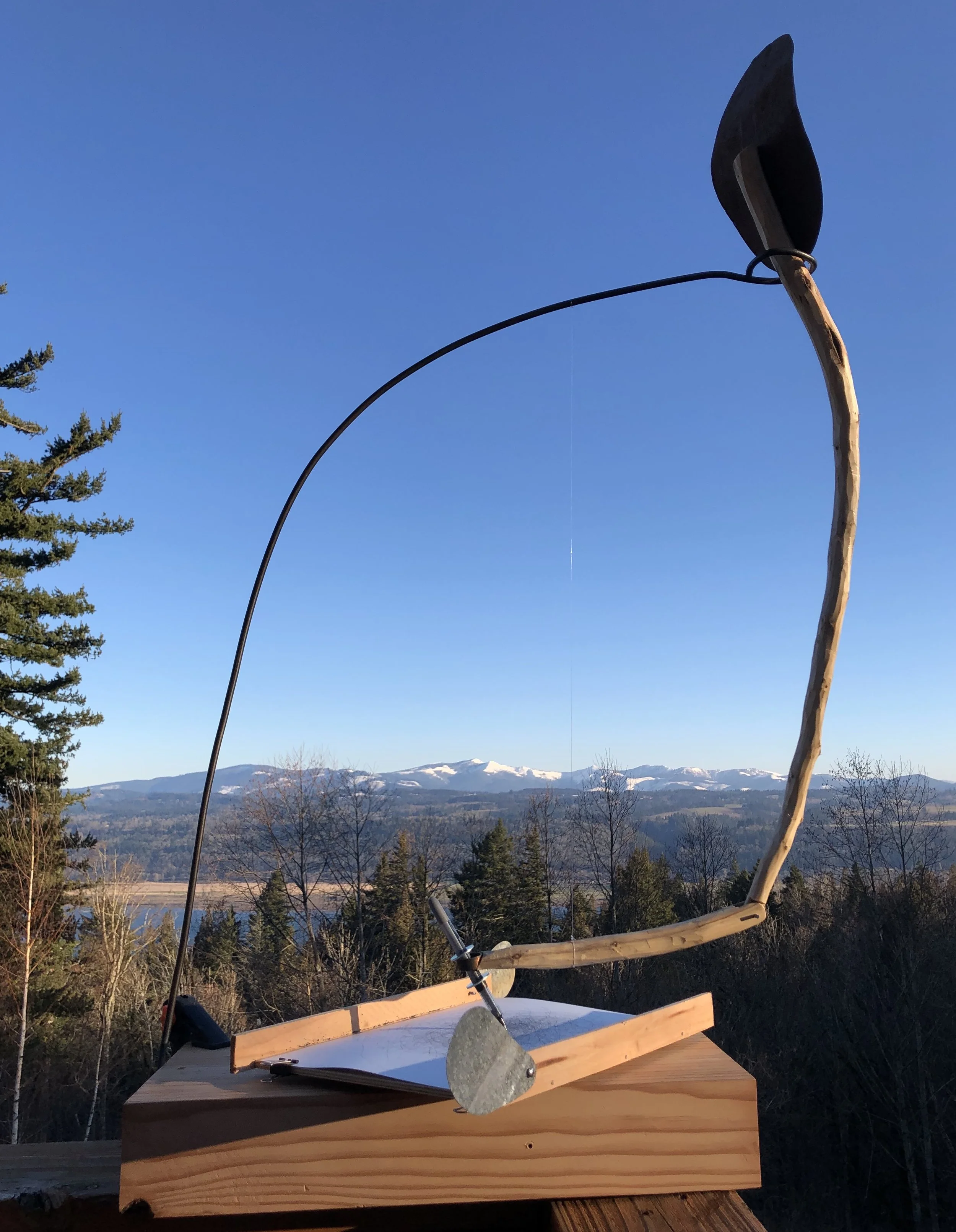 Wind drawing machine