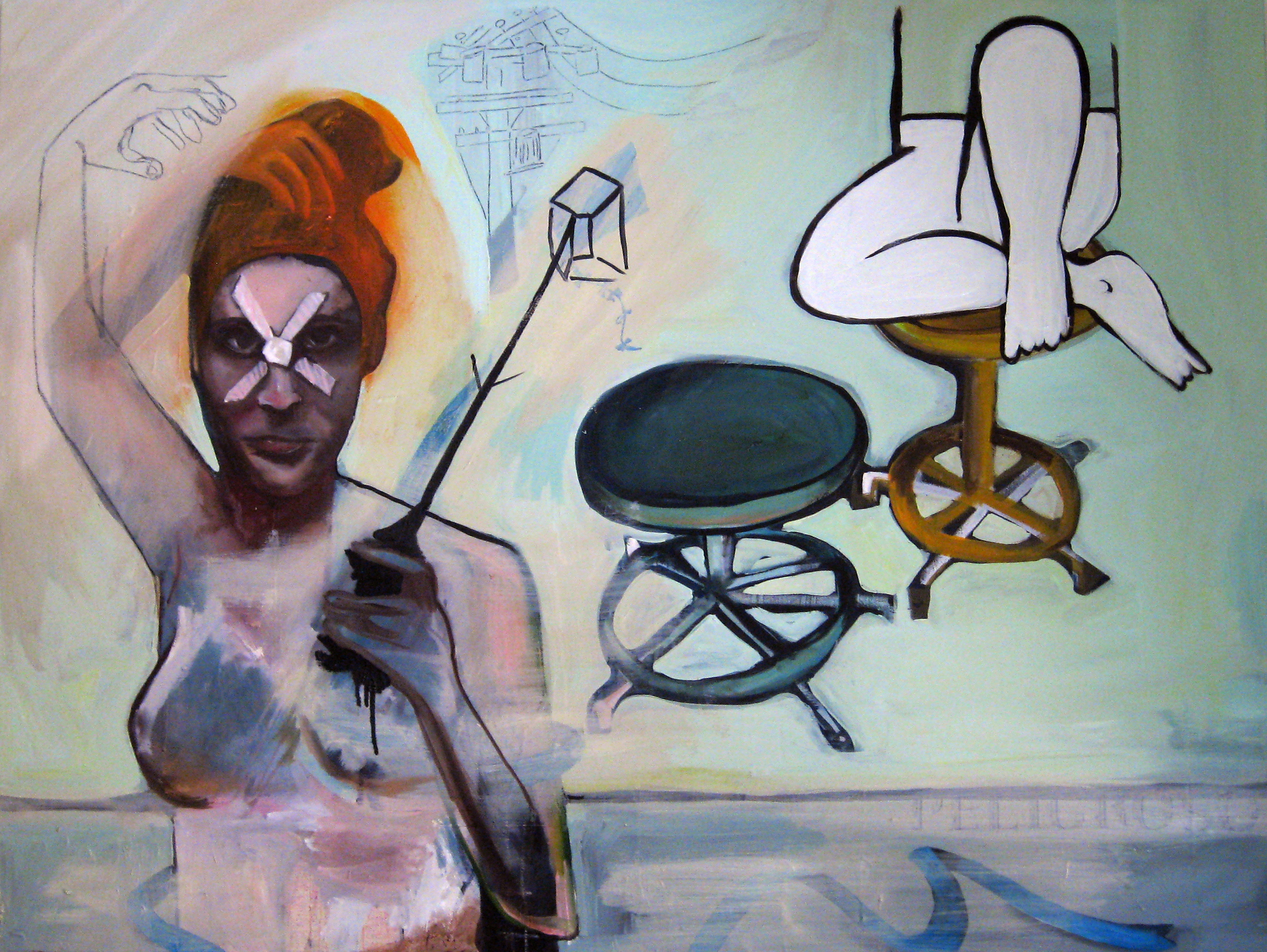 "Someone stole my hat"