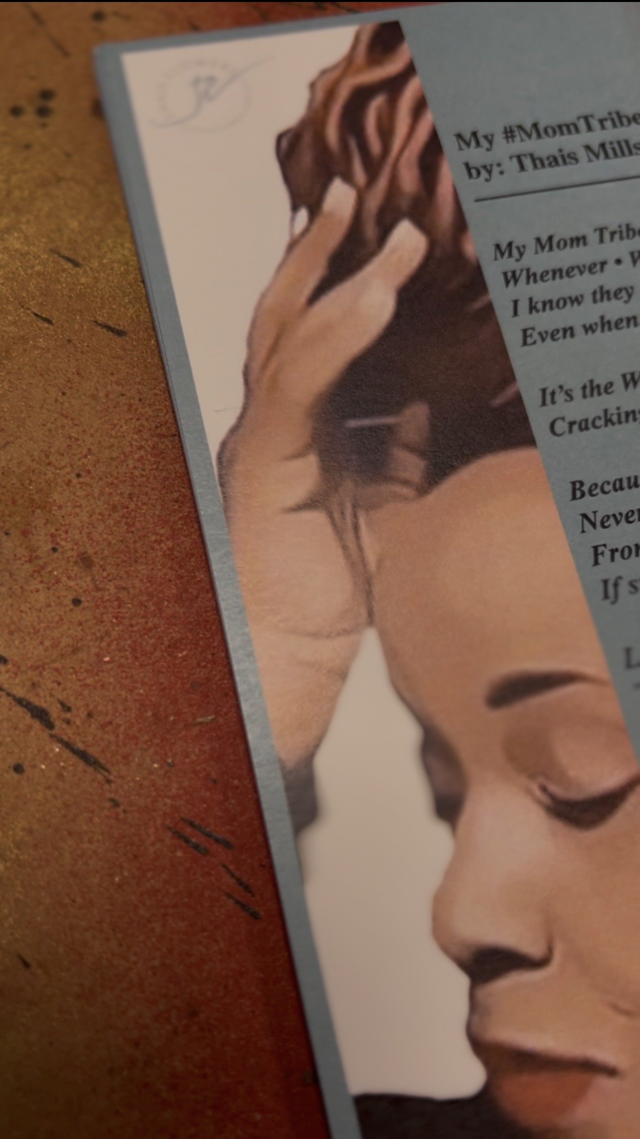 “Love Me More“ Poetry Card Signed by Thais Mills