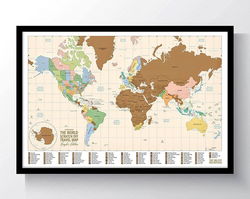 5/Scratch-off Maps by Mappinners