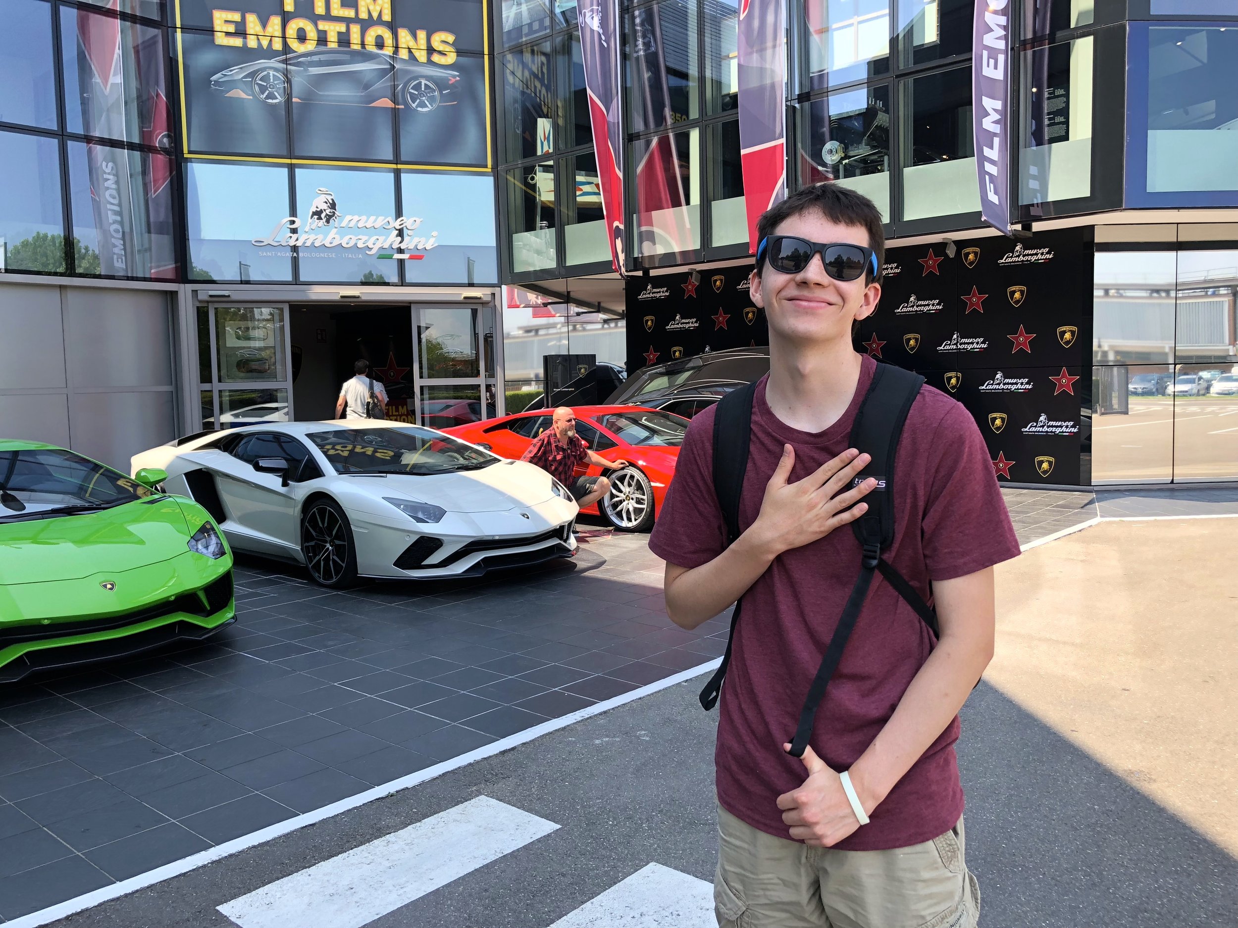 9/Zoom out to the Lamborghini Museum & Factory