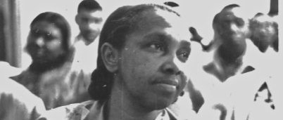 Sarah Robinson at a Civil Rights meeting in 1964.