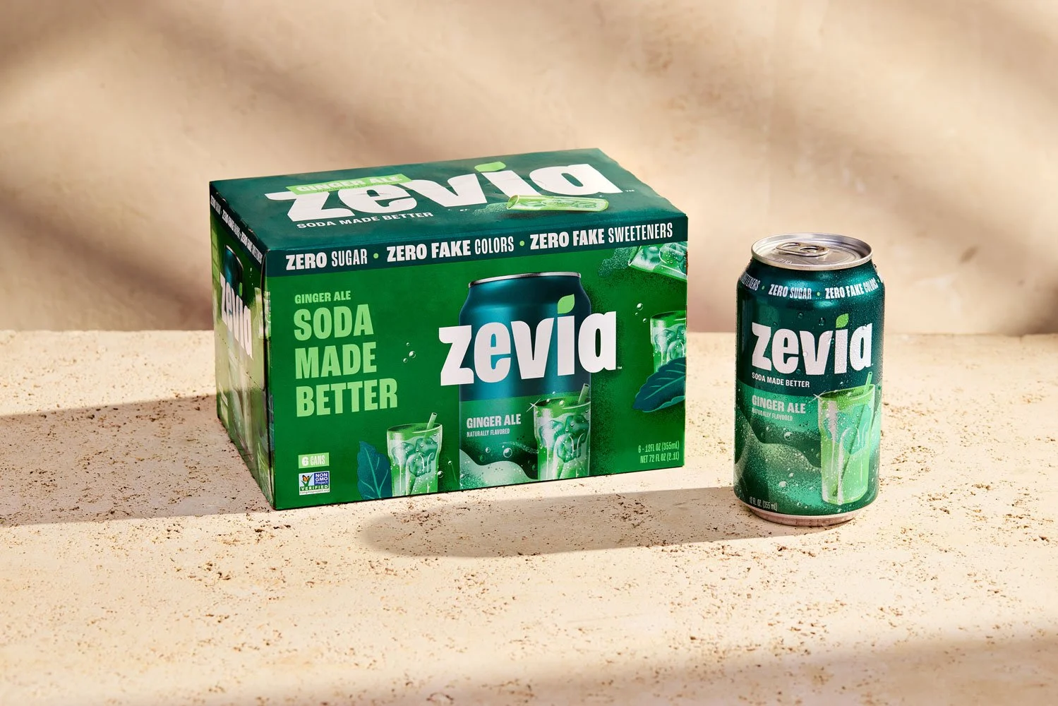 Zevia Ginger Ale Soda / Jennifer Chong LA Drink Photographer 