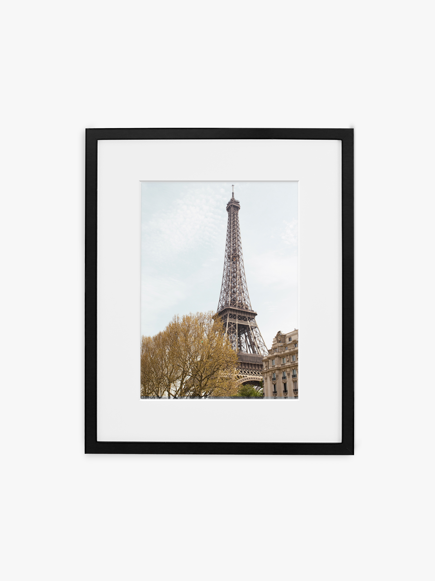 Parisian Scene — Available as a Print or Framed in White, Black, or Natural Wood. Comes in frames 8x10 up to 30x40.