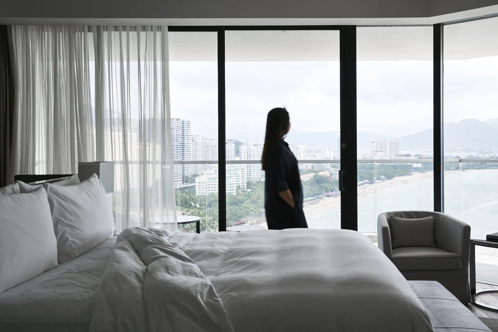 Shanhaitian Resort Sanya -Bedroom Windows
