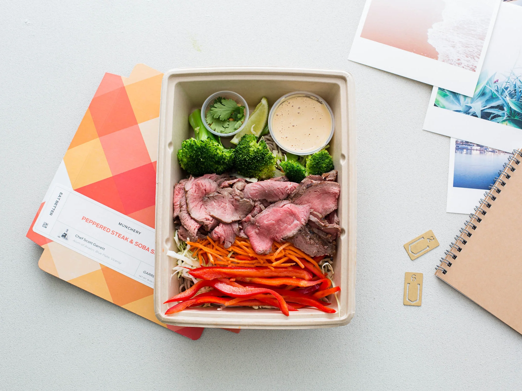 Peppered Steak Munchery Box / Jennifer Chong