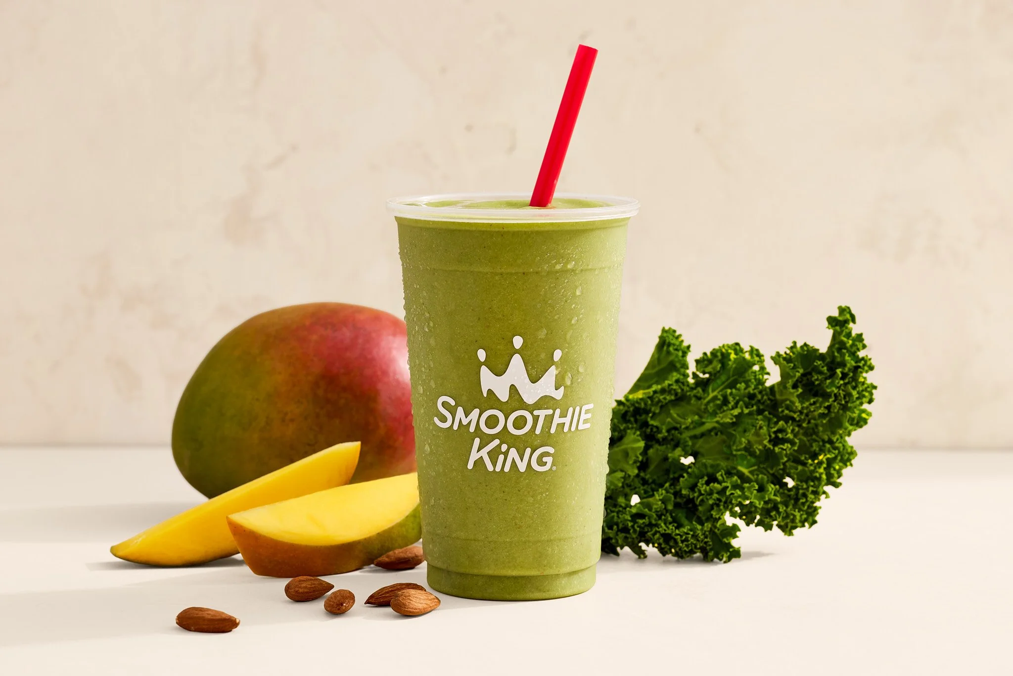 Vegan Mango Kale Smoothie for Smoothie King - Jennifer Chong LA Food and Beverage Photographer