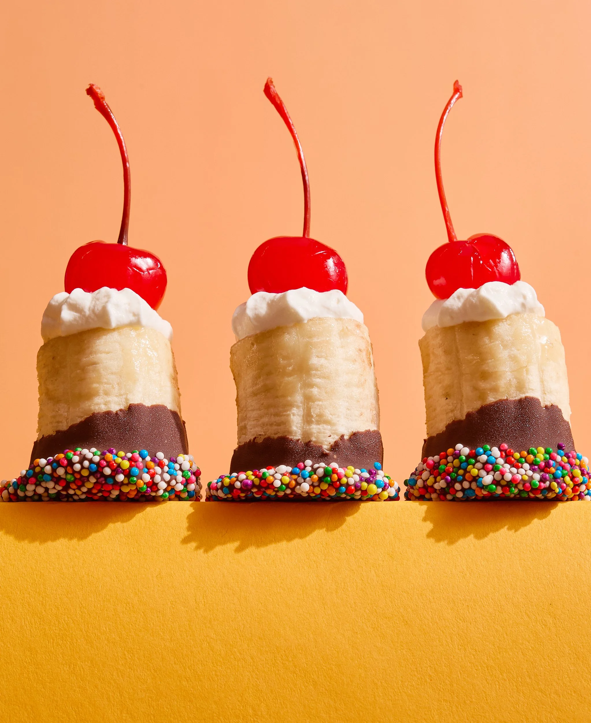 Frozen Banana with Cherry on top / Jennifer Chong - Food Photographer