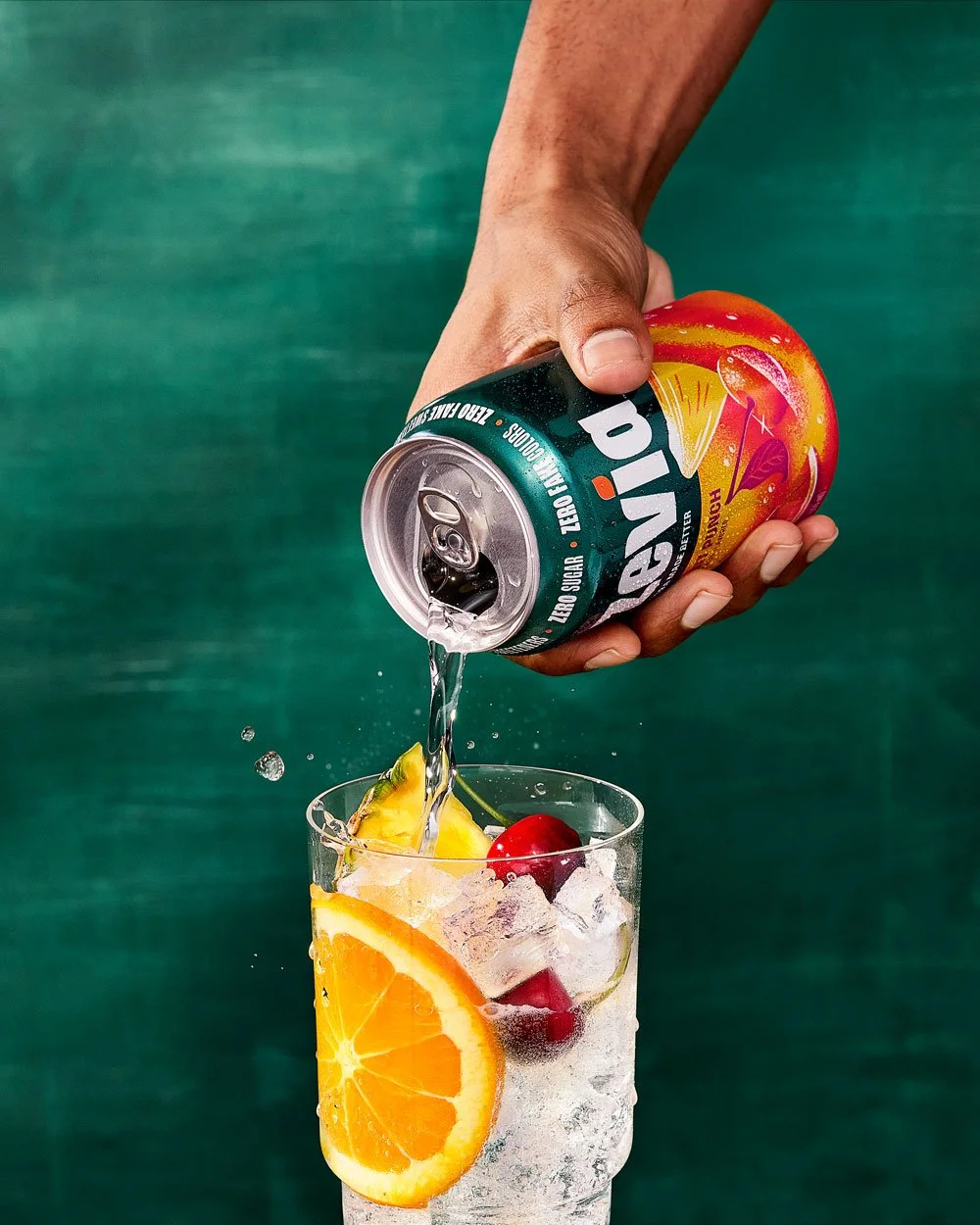 Zevia Fruit Punch Soda / Jennifer Chong - Beverage Photographer - Drinks Bubbly