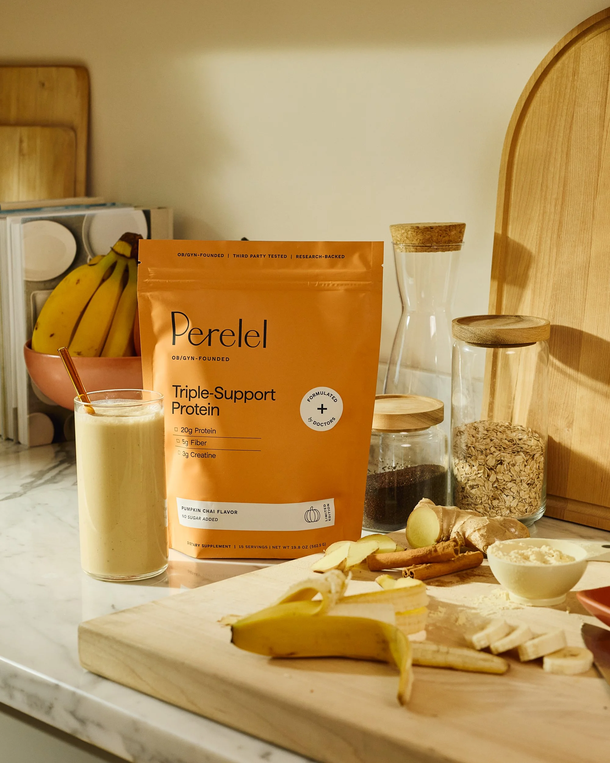 Perelel Health - Triple- Support Protein / / Jennifer Chong - LA Lifestyle Photographer
