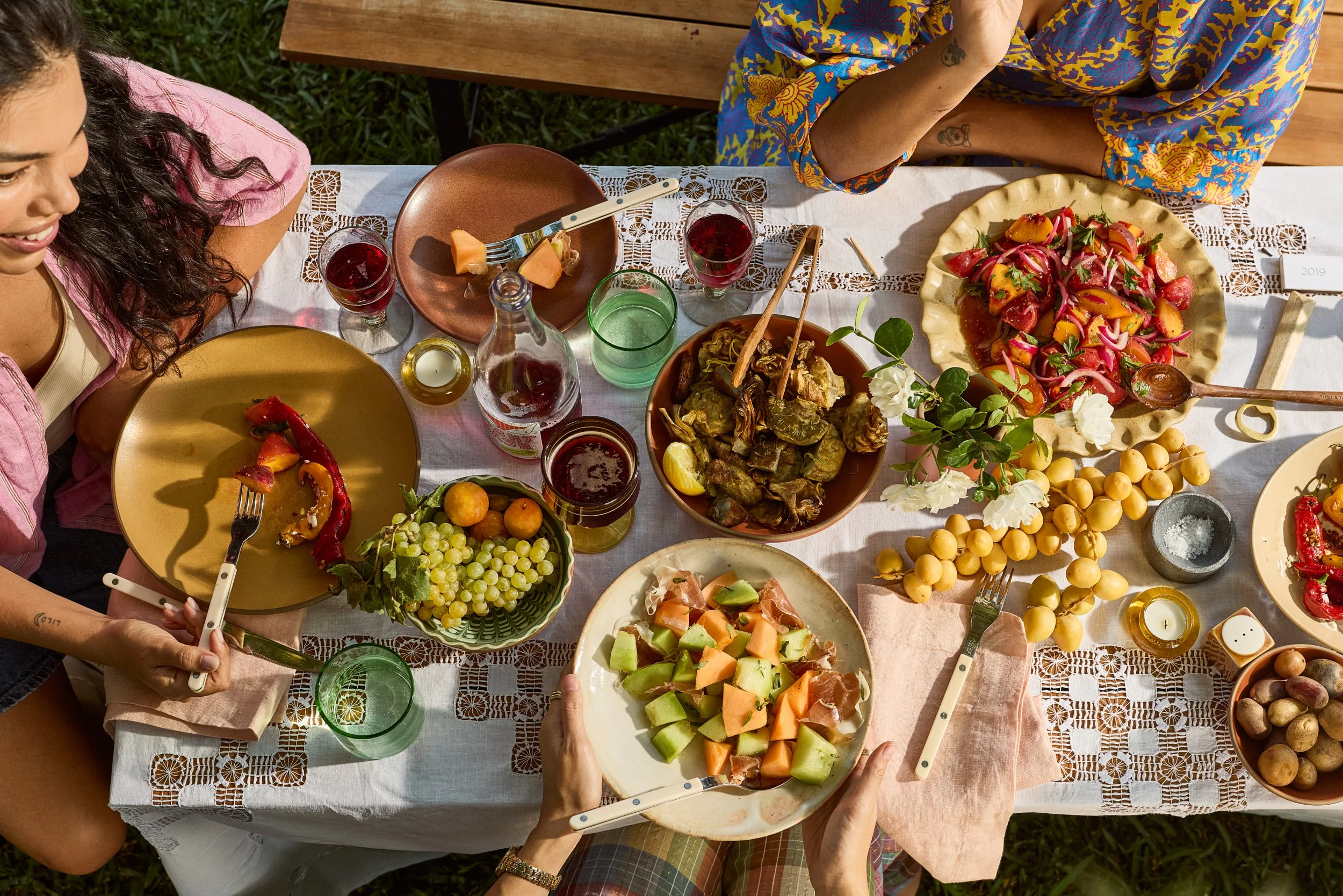 Al Fresco Dinner Spread / Jennifer Chong - LA Lifestyle Photographer