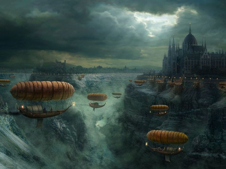 "Fantasy View of Budapest" by Ravadits Kornel
