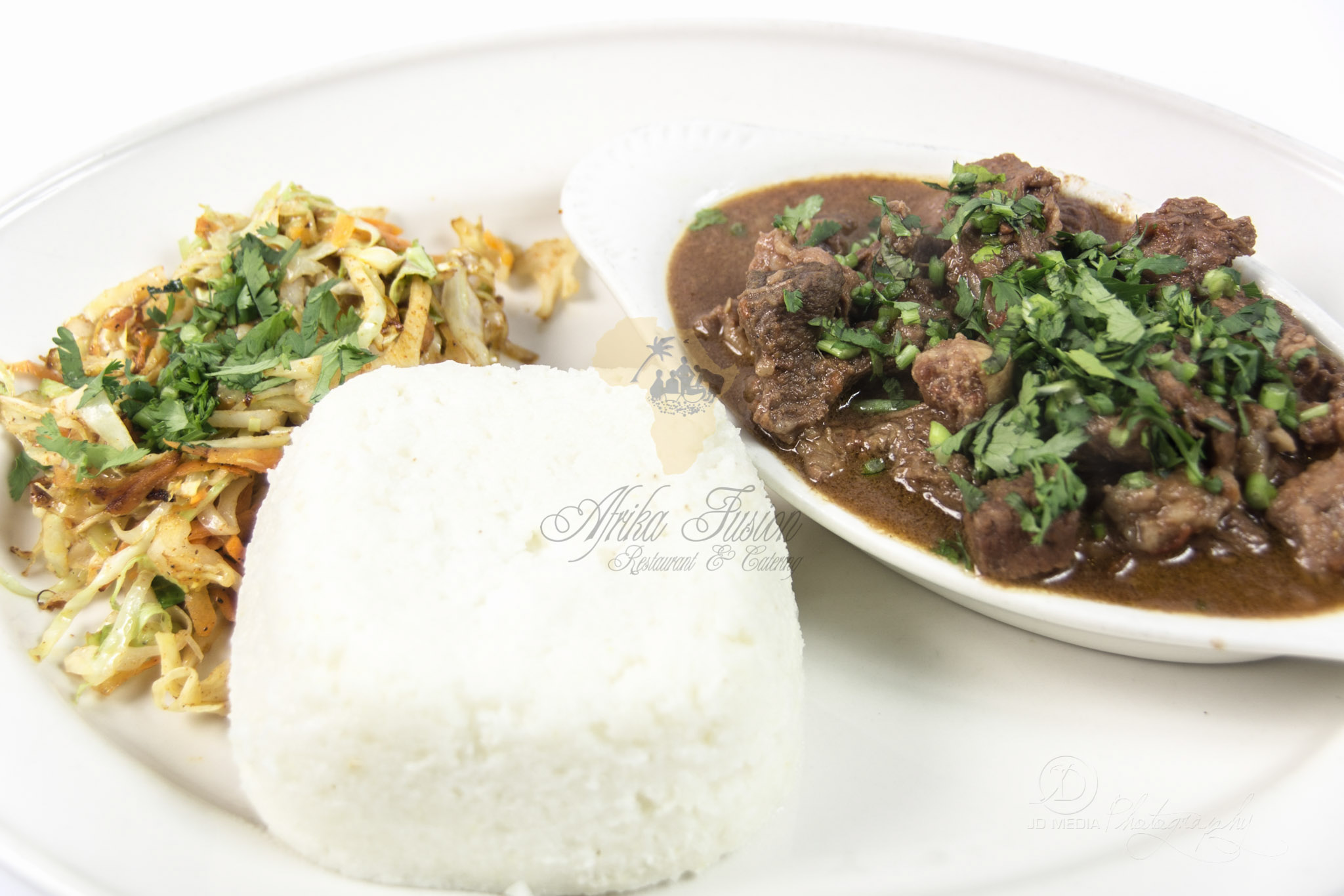 Afrika Fusion restaurant in Dallas offers a wide selection of dishes to complement your special occasion. You have the option to choose from our existing menu or we can customize a menu that will be perfectly suited to your guests, event and your budget.