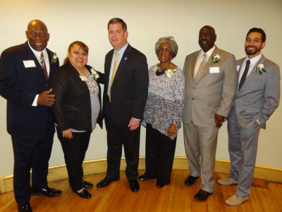 2016 Boston Neighborhood Fellows pictured with Boston Mayor Martin J. Walsh.